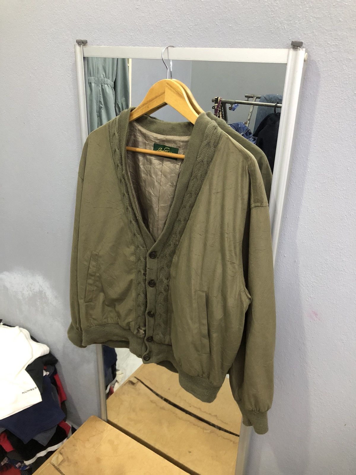 Vintage Vintage Jack Nicklaus Olive Cardigan Jacket Size US M / EU 48-50 / 2 - 3 Thumbnail