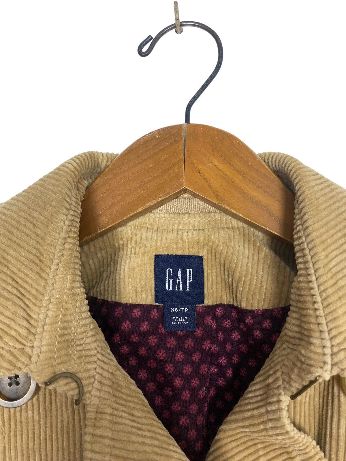 Gap Rare‼️ Gap Cotton Corduroy Double Breasted Jacket Size XS / US 0-2 / IT 36-38 - 6 Thumbnail