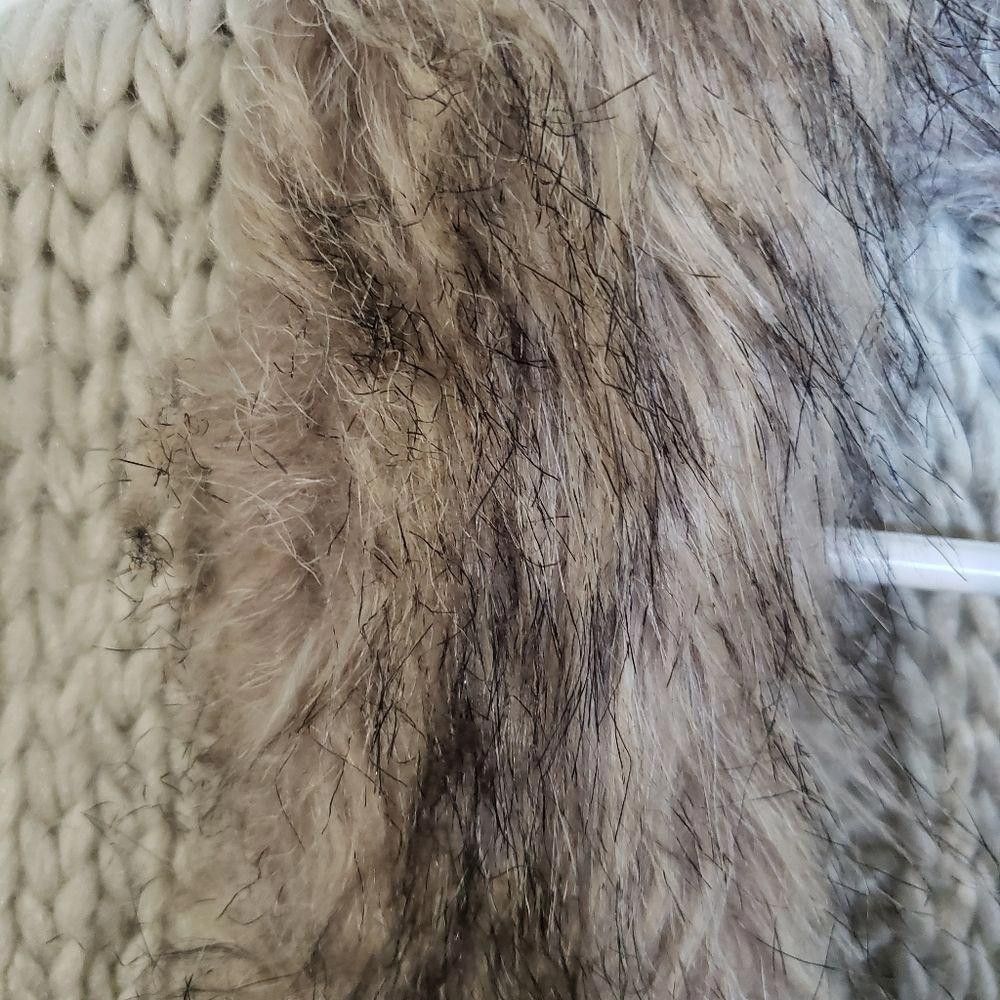 Other CT1039a Faux Fur Sleeveless Open Cardigan XL Size XL / US 12-14 / IT 48-50 - 5 Thumbnail