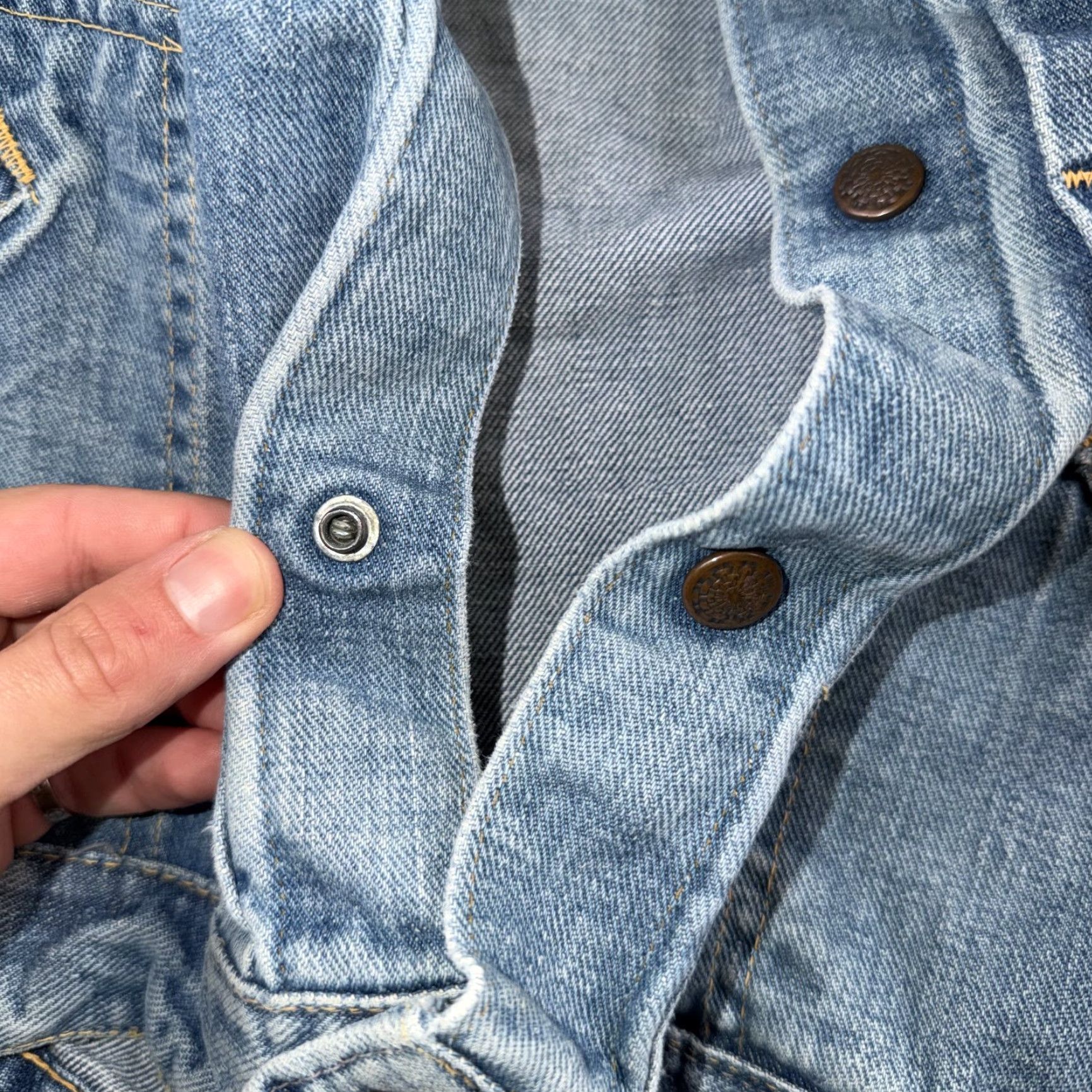 JCPenney VINTAGE Penneys Selvedge Denim Jacket Blue Size M 1960s Rockabilly Mens Size US M / EU 48-50 / 2 - 5 Thumbnail