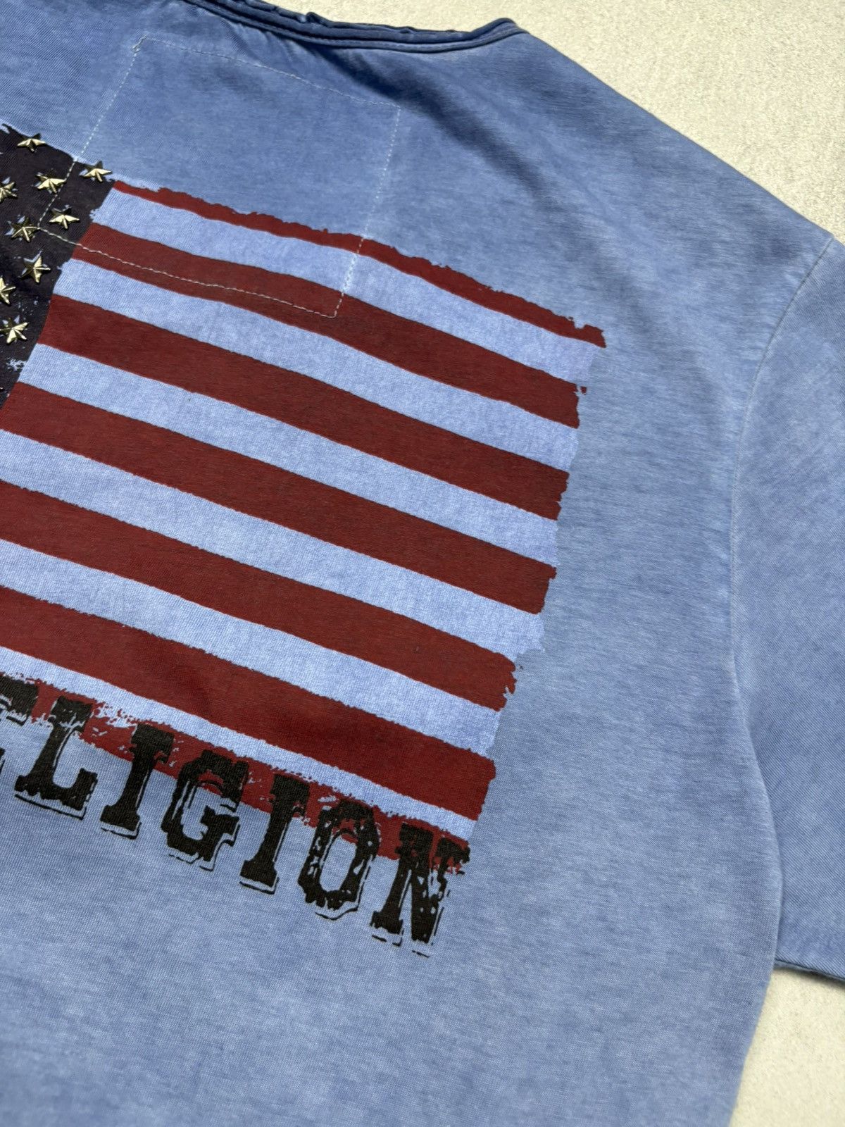 True Religion True Religion USA Flag Studded Tee Y2K Distressed Vintage Size US XL / EU 56 / 4 - 7 Thumbnail