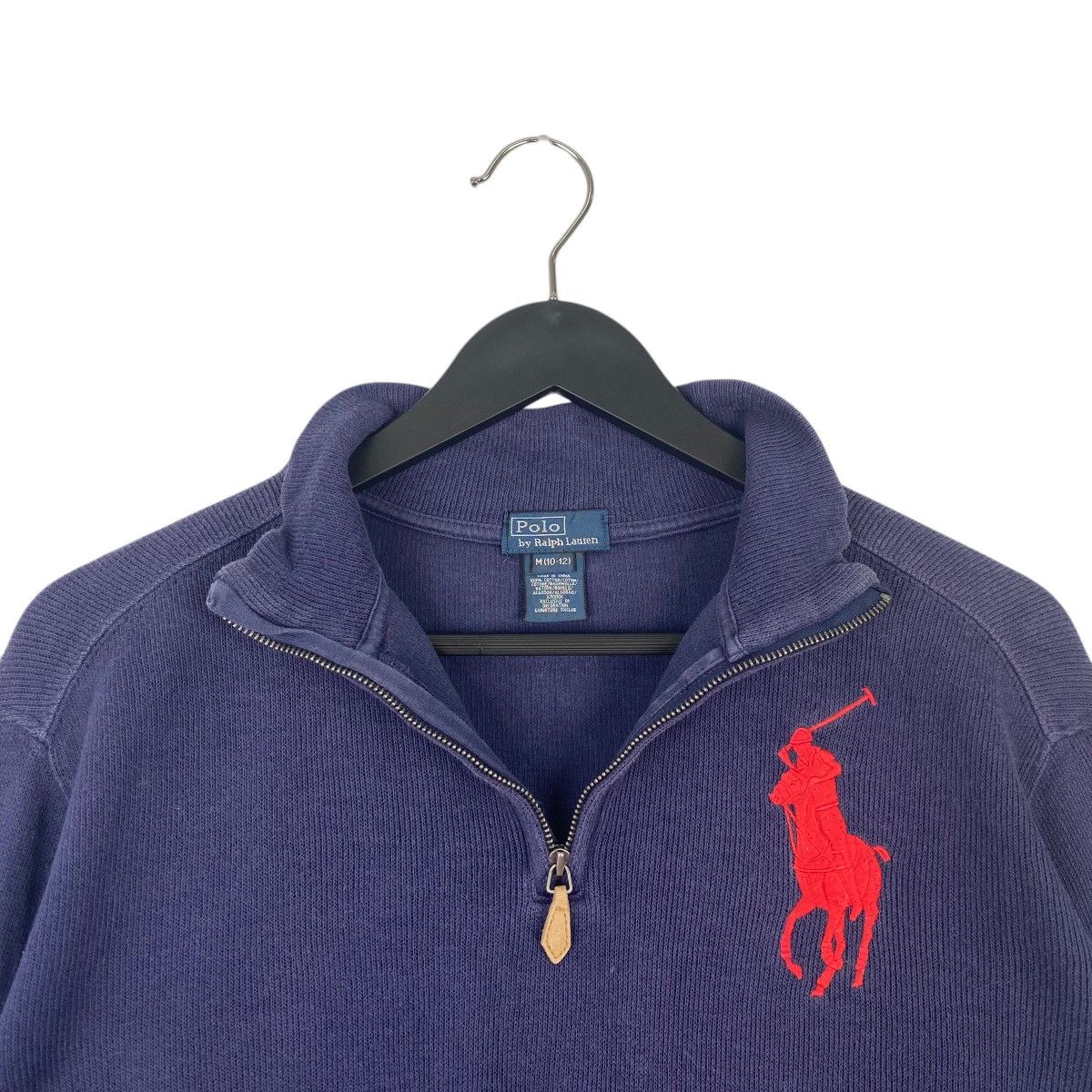 Polo Ralph Lauren × Vintage Vintage Ralph Lauren Polo Quater Zip Small Embroidered Blue Size US M / EU 48-50 / 2 - 5 Thumbnail