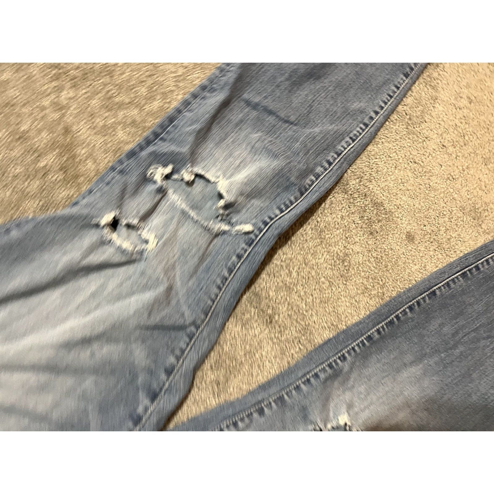 Torrid Torrid Jeans Women’s 16S Blue Skinny Ankle Premium Stretch Denim Cotton Distress 90s Bohemian City Classic Womens Size 38" / US 16 / IT 52 - 5 Thumbnail