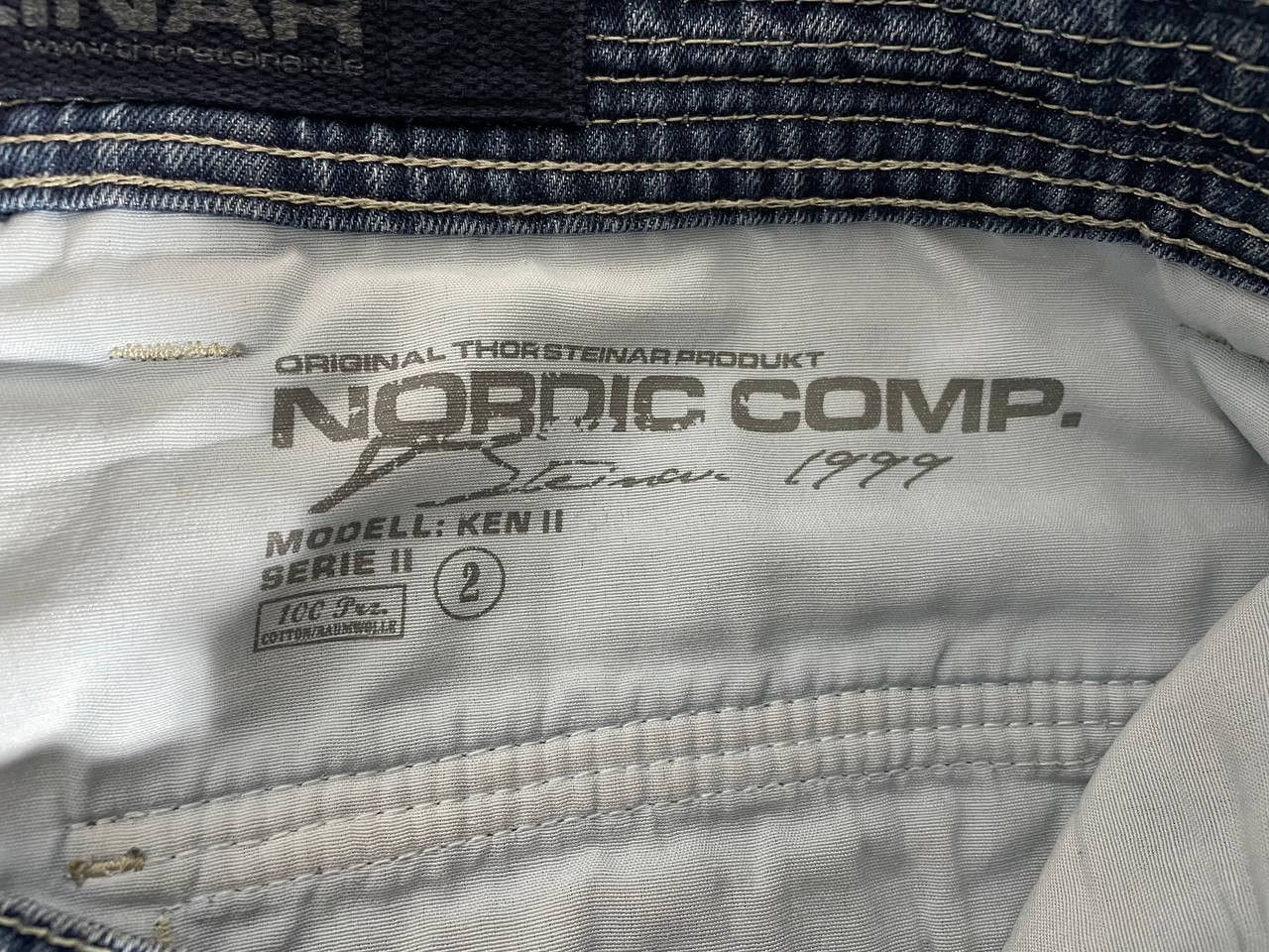 Other Denim Cargo Pants Multi pocket Thor Steinar drawstrings Size US 36 / EU 52 - 9 Thumbnail