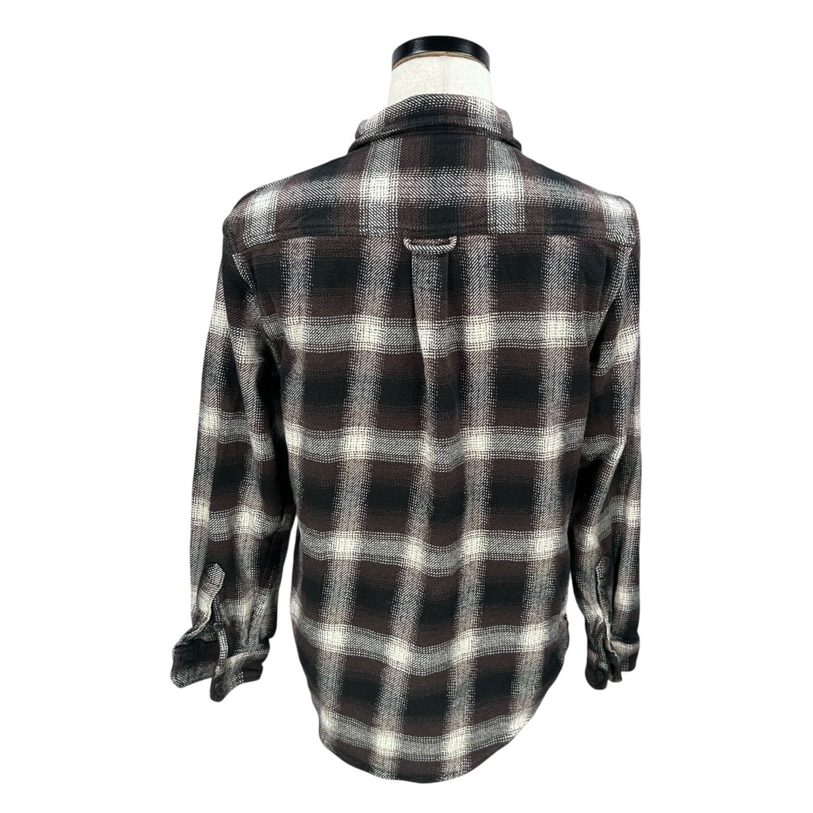 Orvis Orvis Heavyweight Flannel Shirt Mens Small Black Brown Black Size US S / EU 44-46 / 1 - 5 Thumbnail