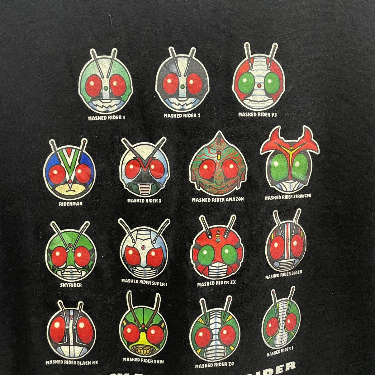 Japanese Brand 🔥🇯🇵Vintage Bandai Kamen Rider Shouwa Edition Promo Tee Size US S / EU 44-46 / 1 - 5 Thumbnail