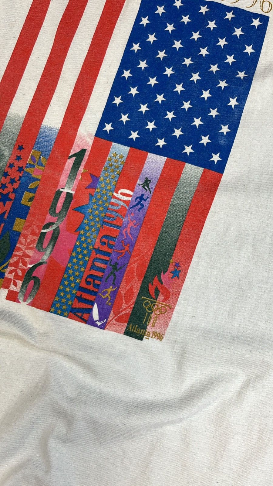 Champion × Vintage Rare❗️Vintage Champion Atlanta 1996 Olympic Games tee Size US XL / EU 56 / 4 - 4 Thumbnail