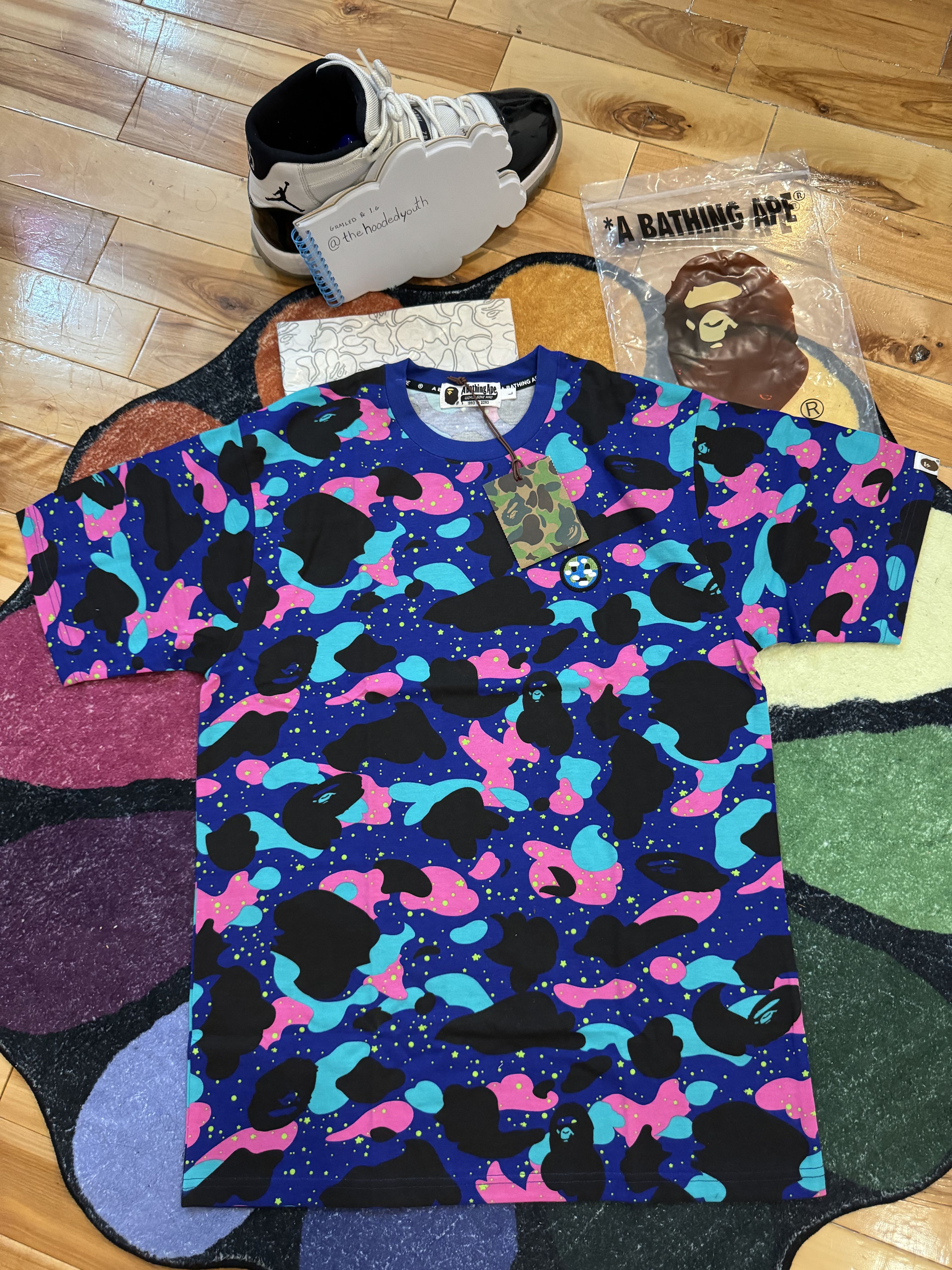 Bape BAPE x Kid Cudi Camo Tee Multi Size US L / EU 52-54 / 3 - 1 Thumbnail