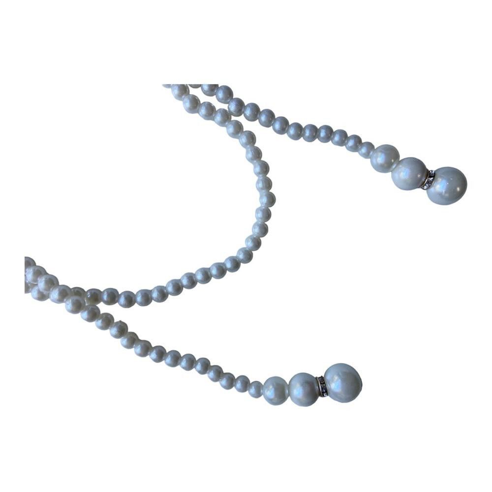 Designer NWT Adjustable Costume Pearl Necklace Size ONE SIZE - 2 Thumbnail
