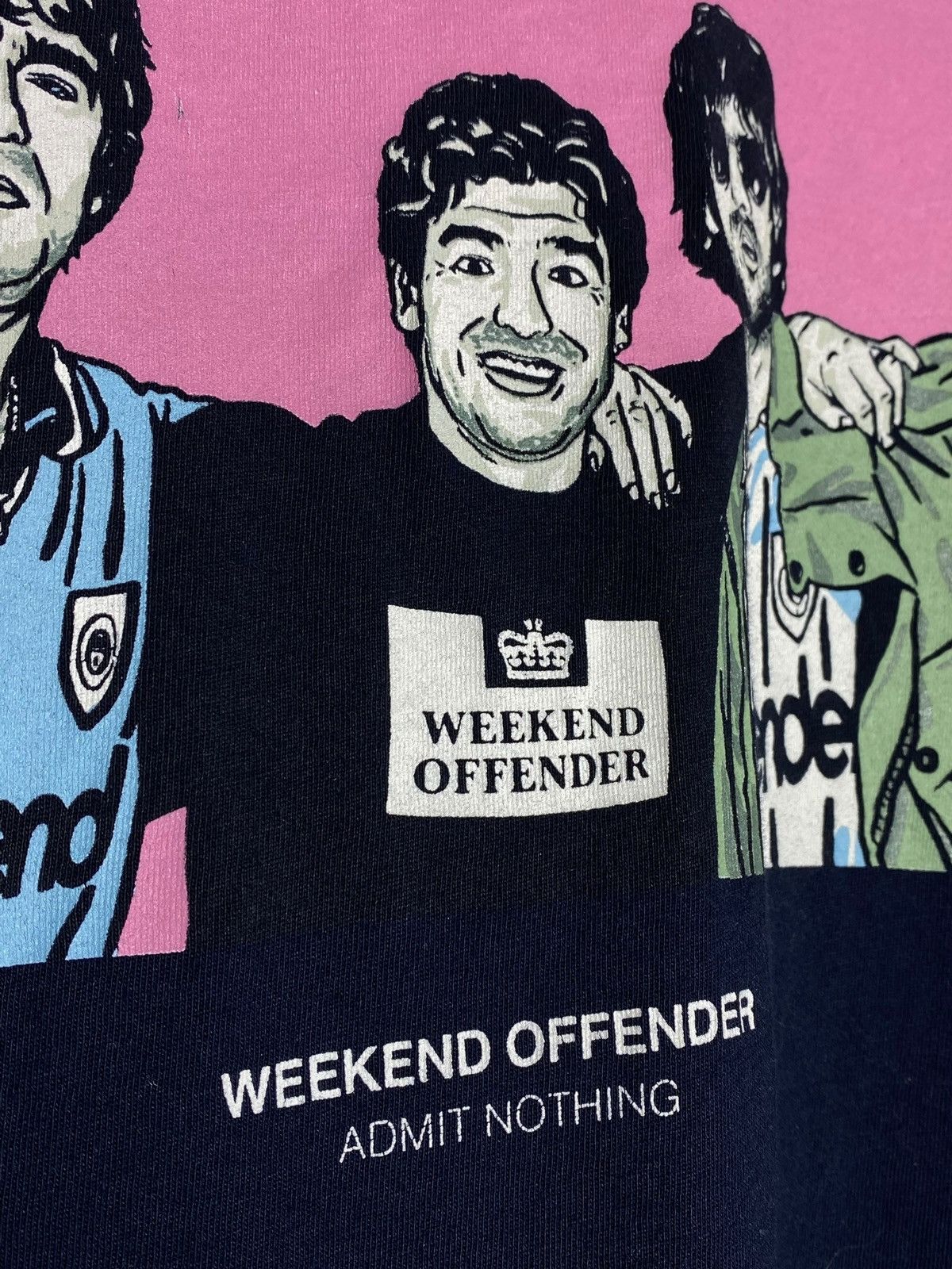 Band Tees × Weekend Offender Weekend Offender Diego Maradona & Oasis Gallagher t-shirt Size US L / EU 52-54 / 3 - 4 Thumbnail