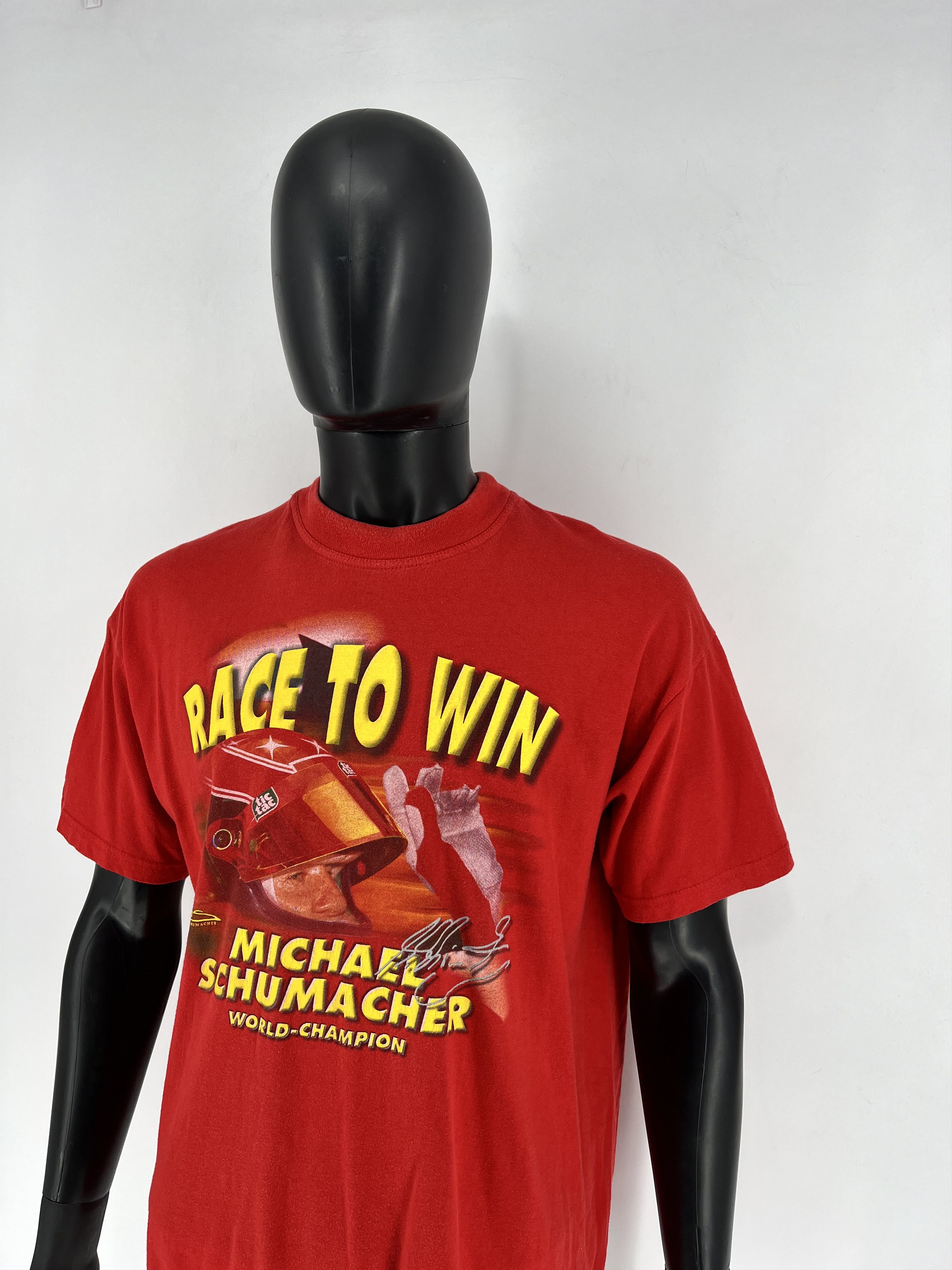 Formula 1 × Vintage Michael Schumacher Race To Win World Champion Shirt Size US M / EU 48-50 / 2 - 4 Thumbnail
