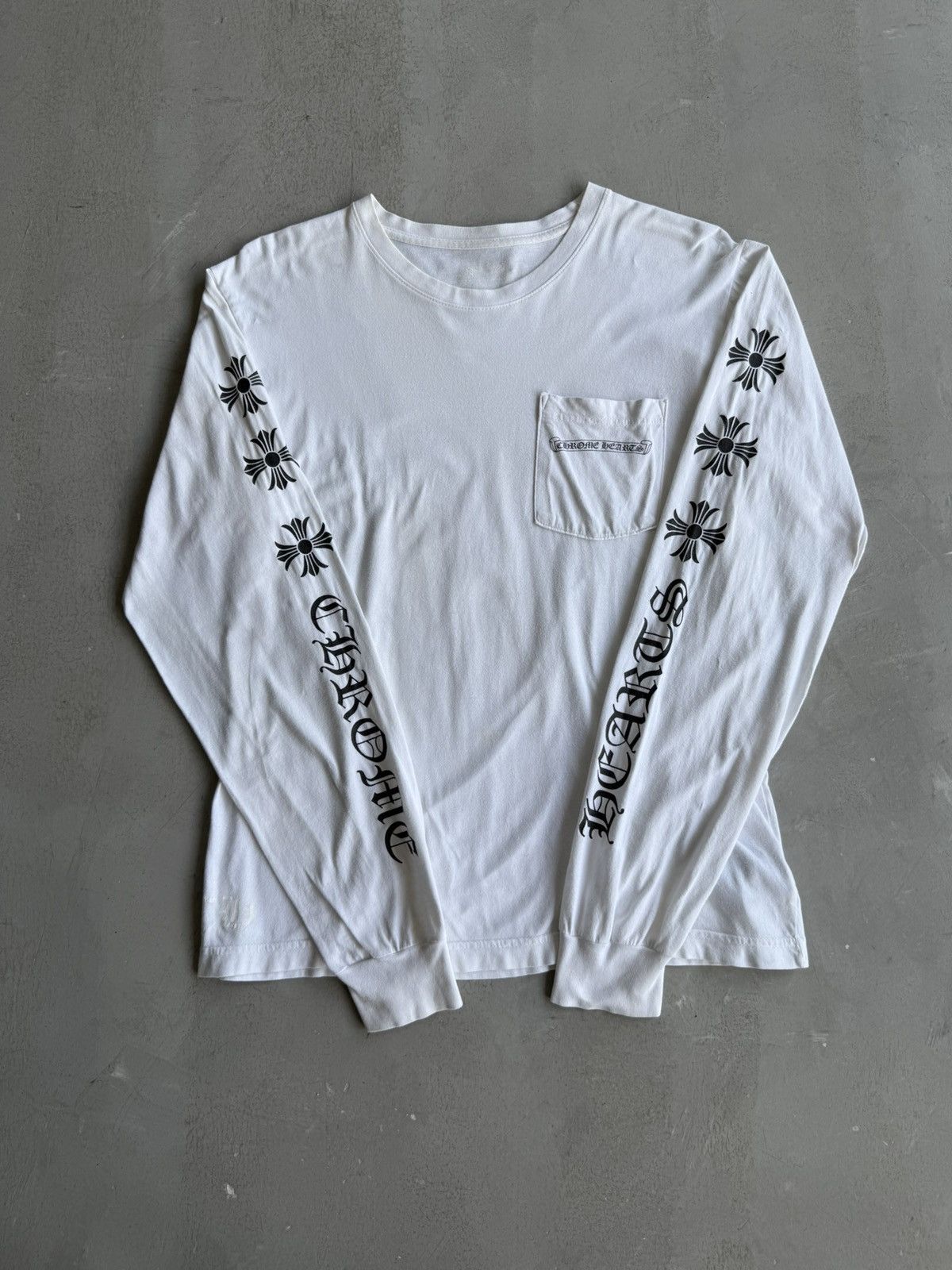 Chrome Hearts Chrome Hearts Cross Script white Longsleeves Size US M / EU 48-50 / 2 - 1 Thumbnail