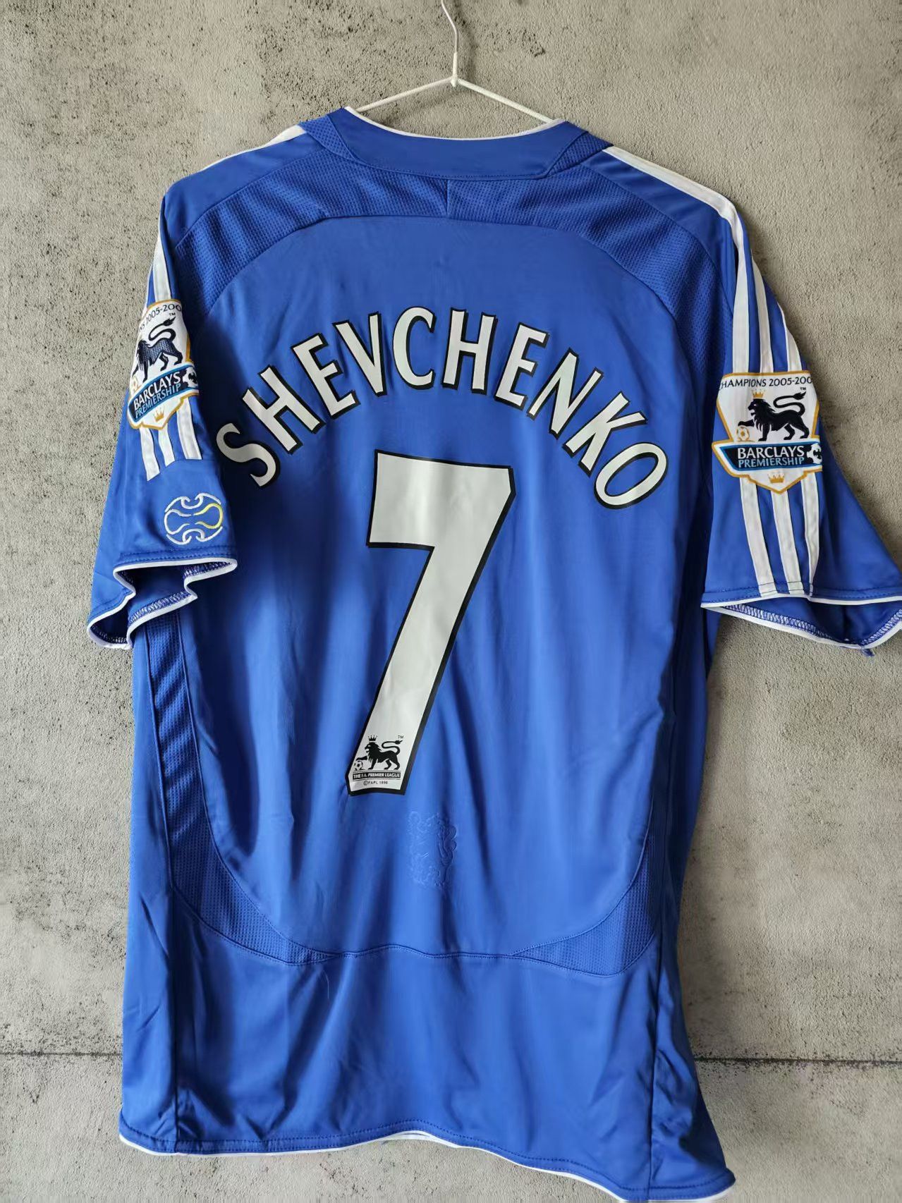 2005 2006 Chelsea Soccer Jersey 7 Andriy Shevchenko Jersey
