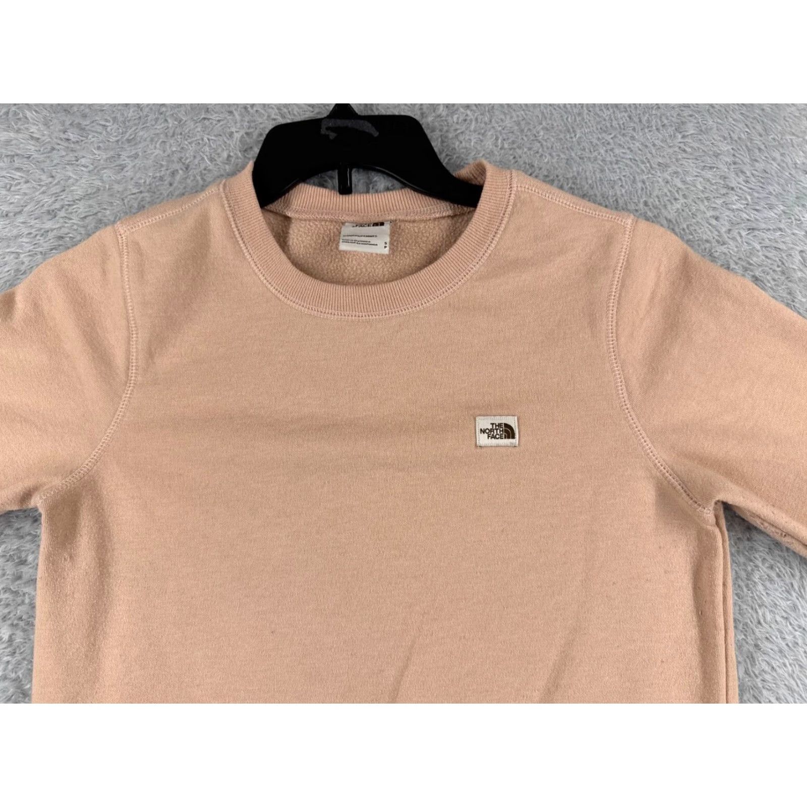 The North Face VINTAGE The North Face Sweater Shirt Womens Small Peach Pullover Cotton Blend Long Sleeve Size S / US 4 / IT 40 - 4 Thumbnail