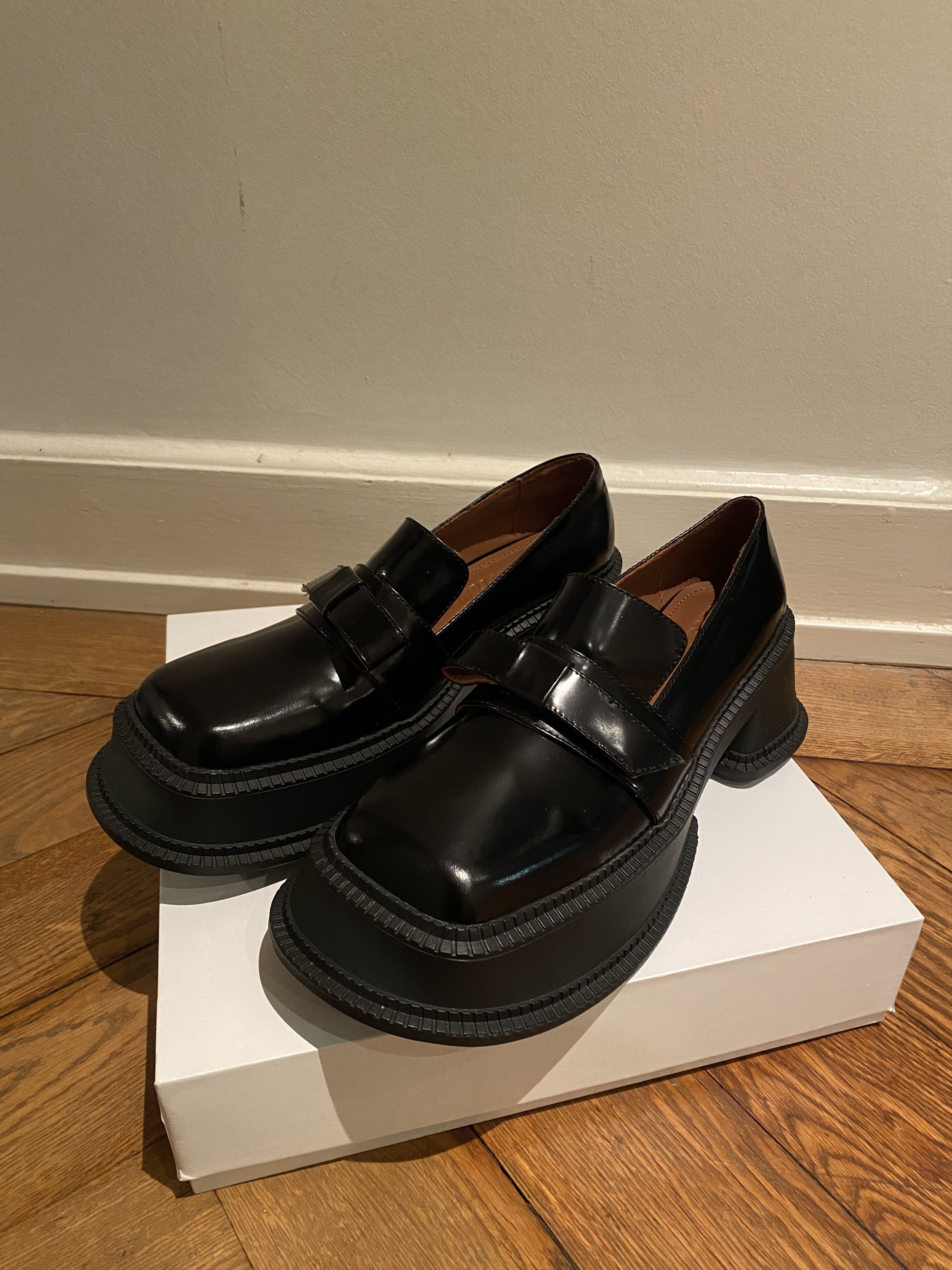Shushu/Tong Shushu tong Platform Leather Loafers Size US 6.5 / IT 36.5 - 4 Thumbnail