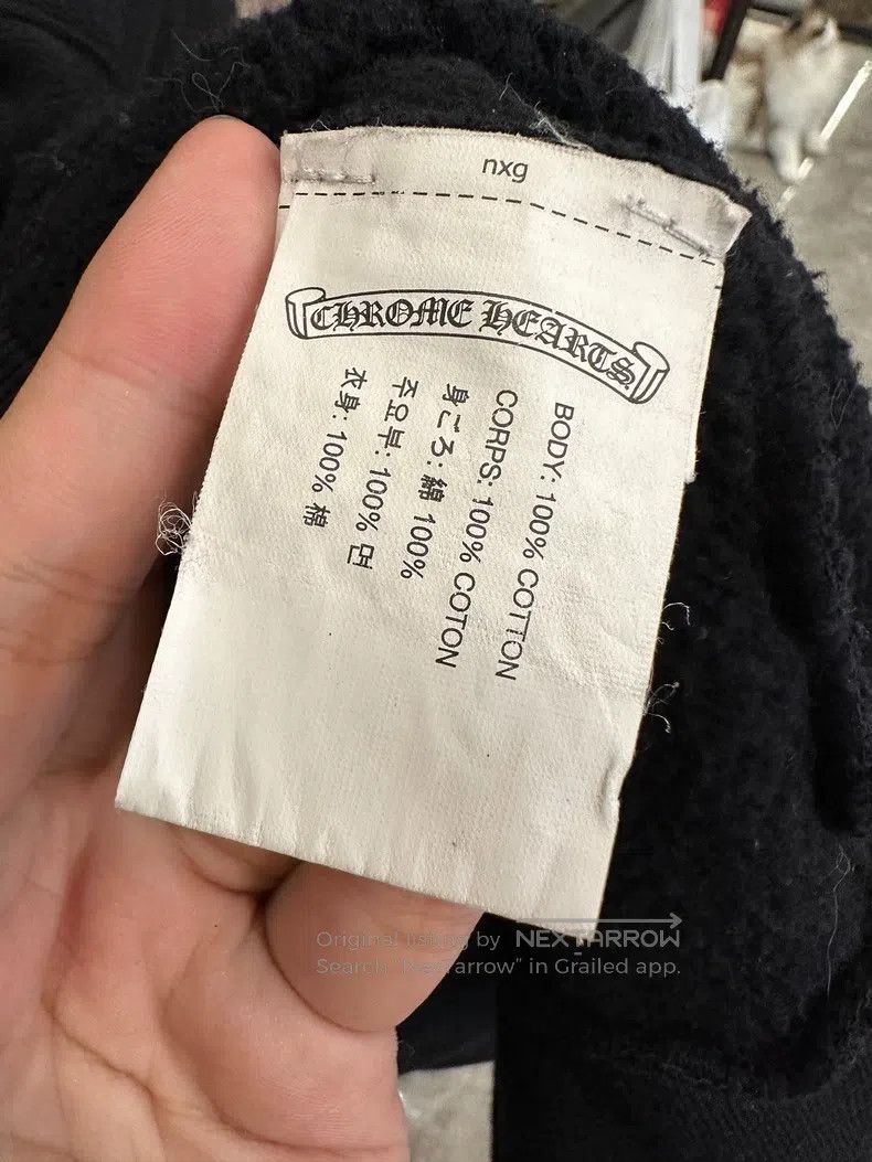Chrome Hearts CHROME HEARTS Size XL Vine arm USA Sanskrit black zipper ho Size US XL / EU 56 / 4 - 6 Thumbnail
