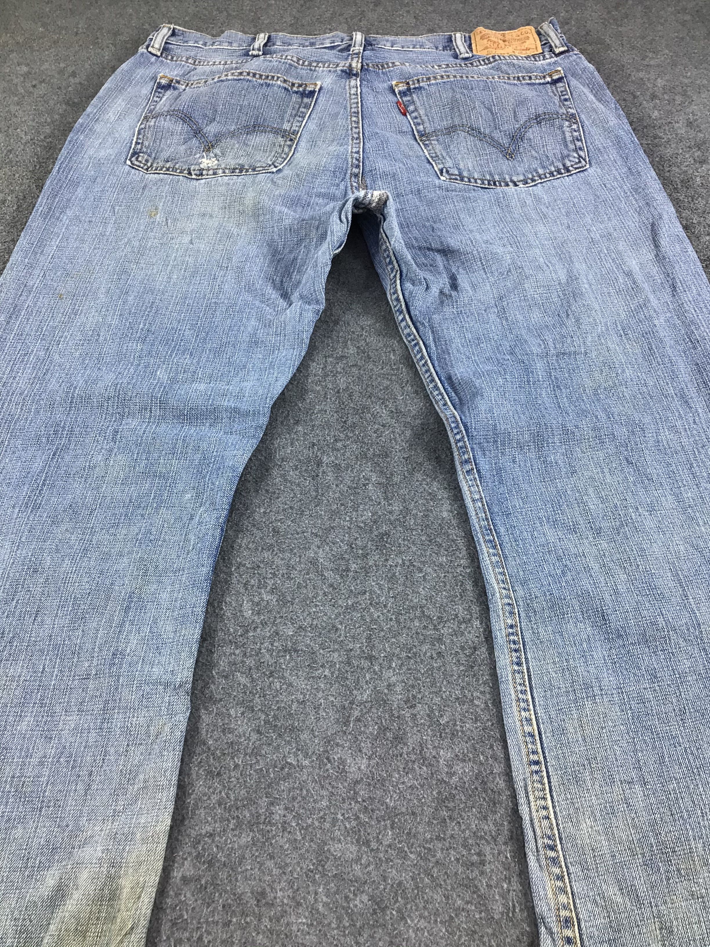Levi's Vintage Levis 527 Jeans Dirty Blue Flare Denim KJ223 Size US 38 / EU 54 - 4 Thumbnail