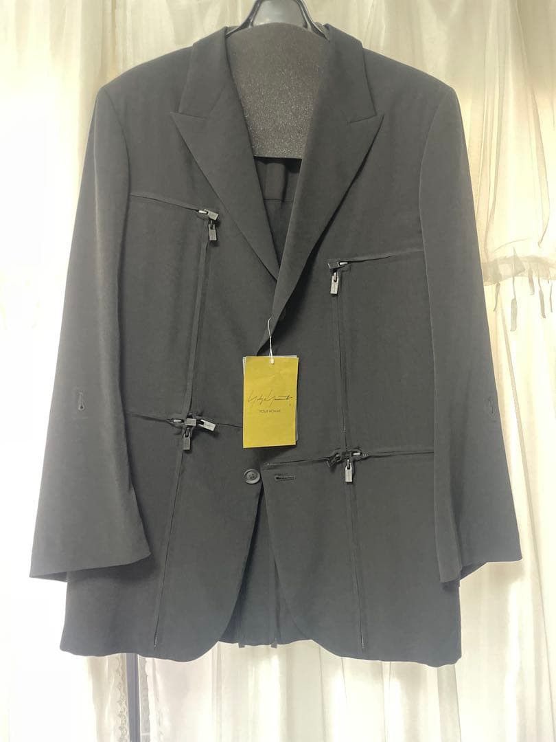 Yohji Yamamoto NEW Pour Homme SS25 Tuxedo jacket Size US M / EU 48-50 / 2 - 4 Thumbnail