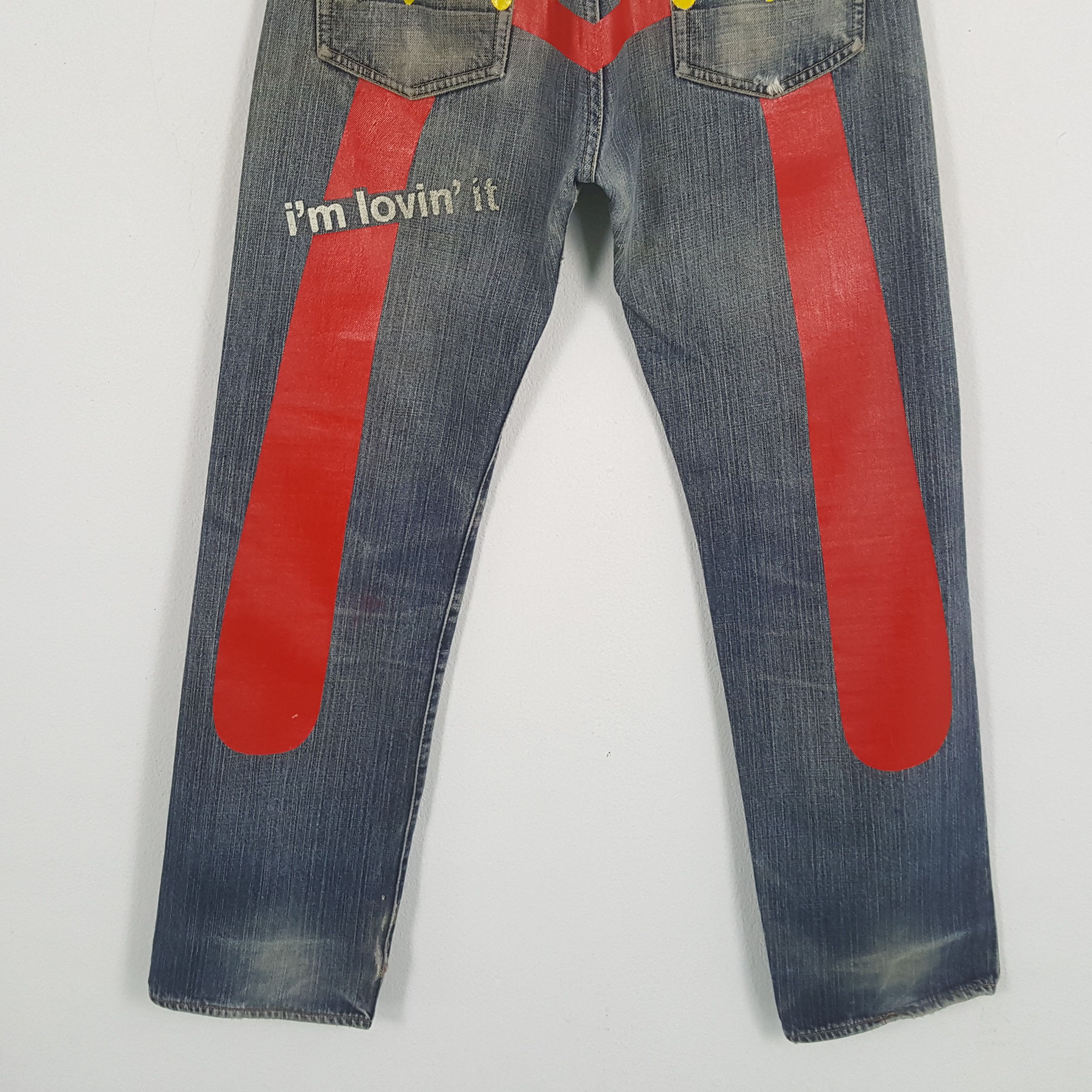 Evisu × Japanese Brand Vintage EVISU x McDonald Daicock Custom Distressed Jeans Size US 28 / EU 44 - 3 Thumbnail