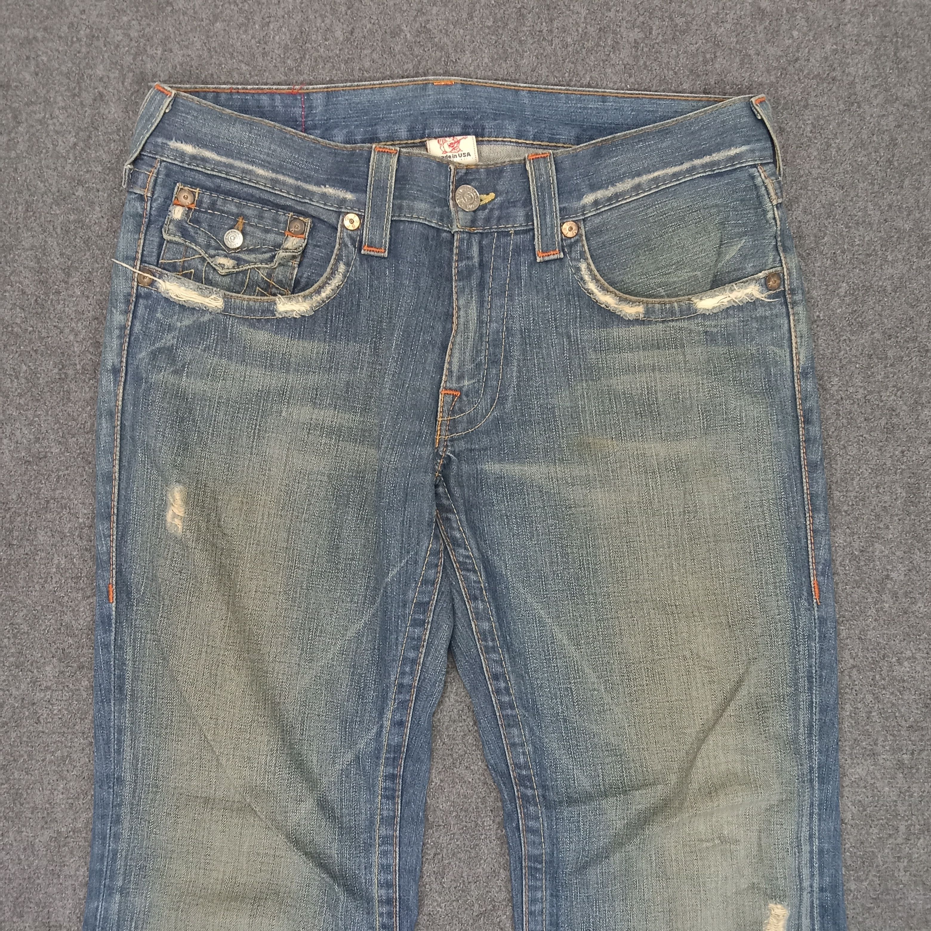 True Religion × Vintage True Religion American Style Denim Jeans Size US 37 - 7 Thumbnail