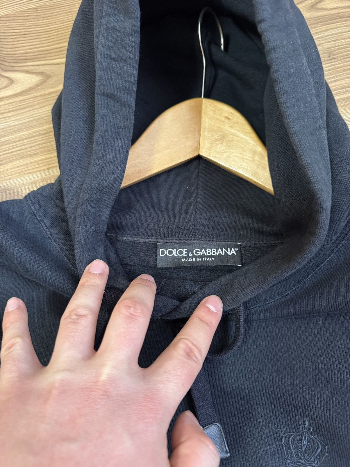 Dolce & Gabbana Dolce & Gabbana Black hoodie Vintage Size US M / EU 48-50 / 2 - 6 Thumbnail