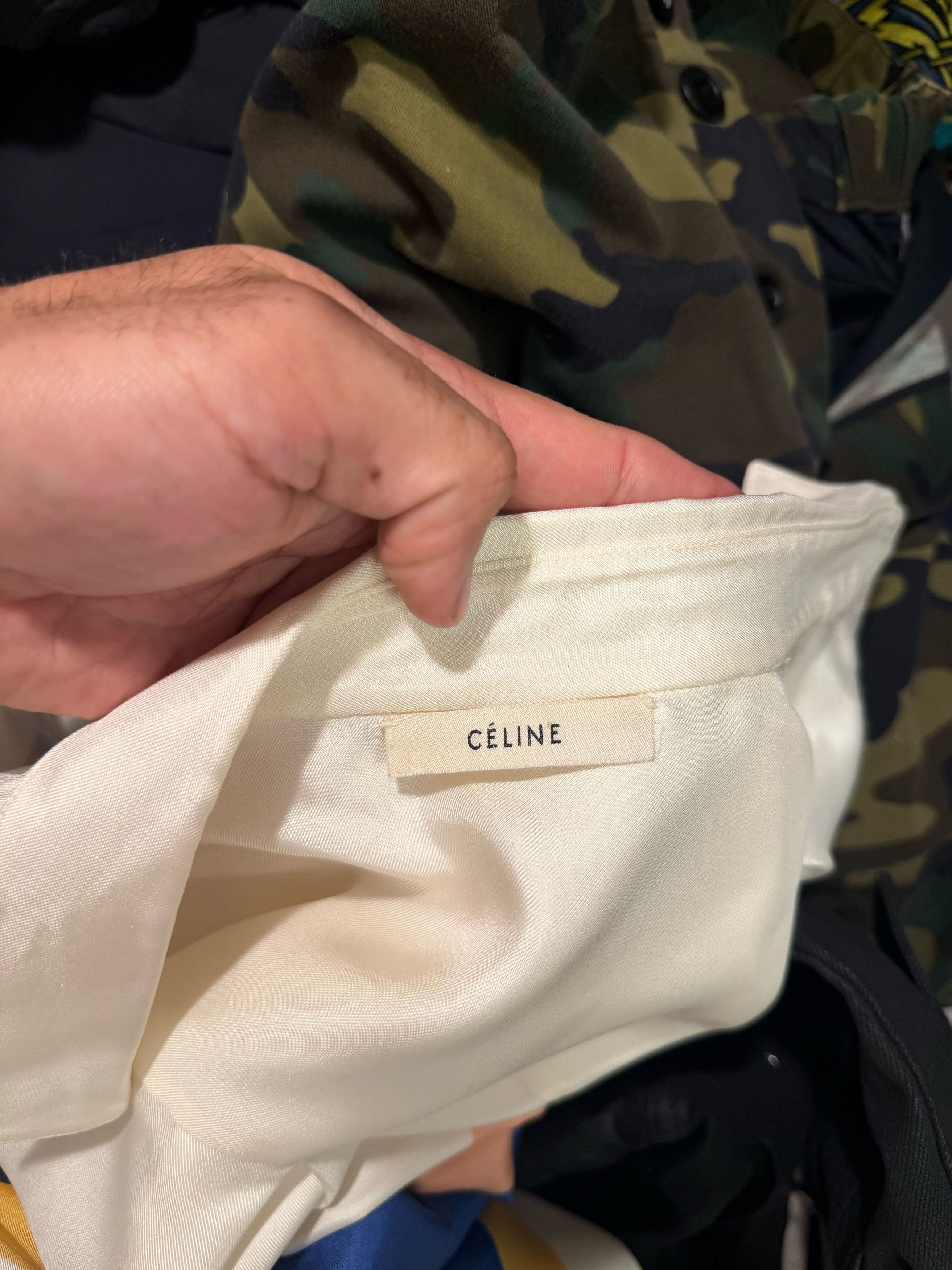 Celine Celine Heidi Era Silk Button Up Size XL / US 12-14 / IT 48-50 - 3 Thumbnail