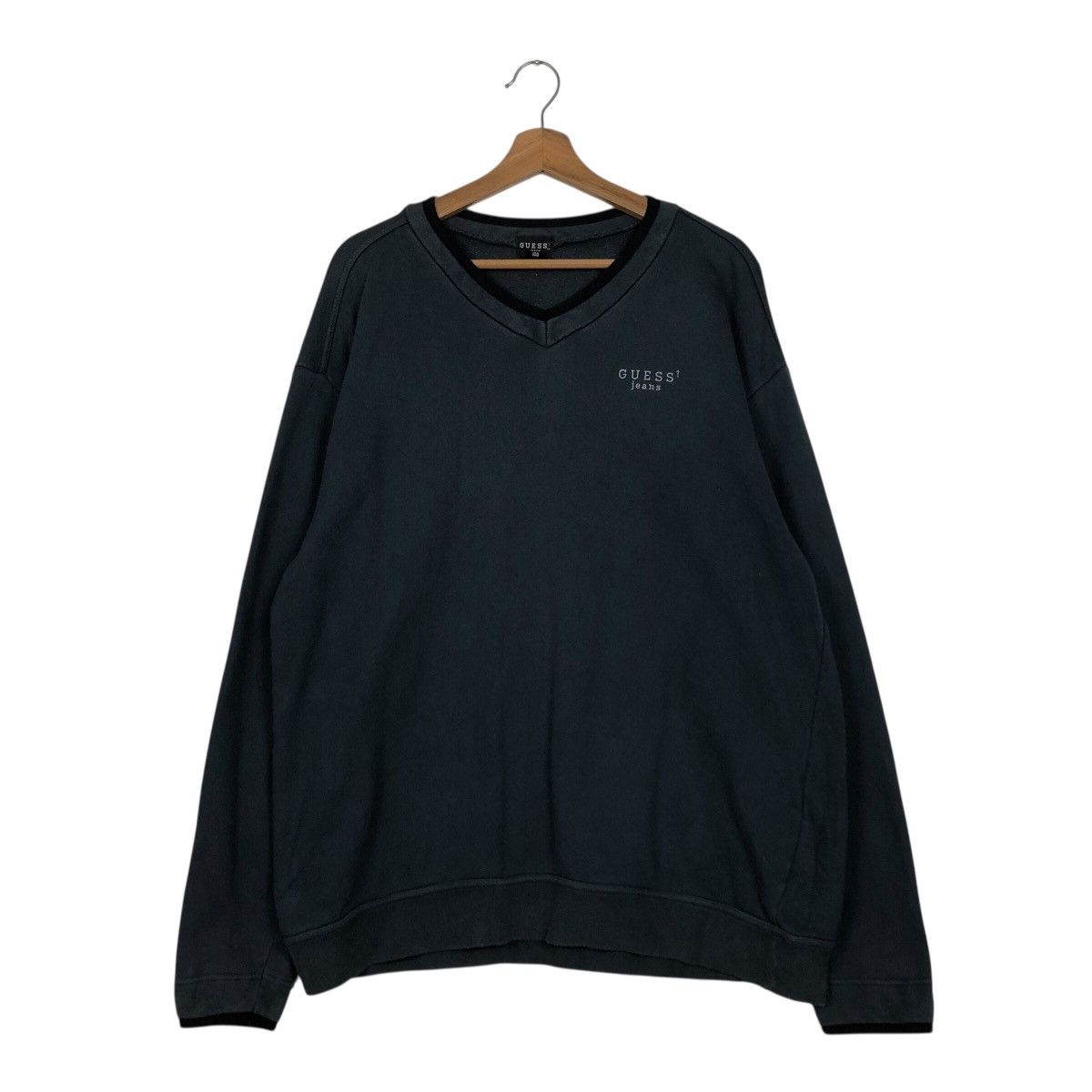 Guess × Japanese Brand × Vintage 📌Vintage Sweatshirt Crewneck Guess Jeans Big Logo Size US M / EU 48-50 / 2 - 2 Thumbnail