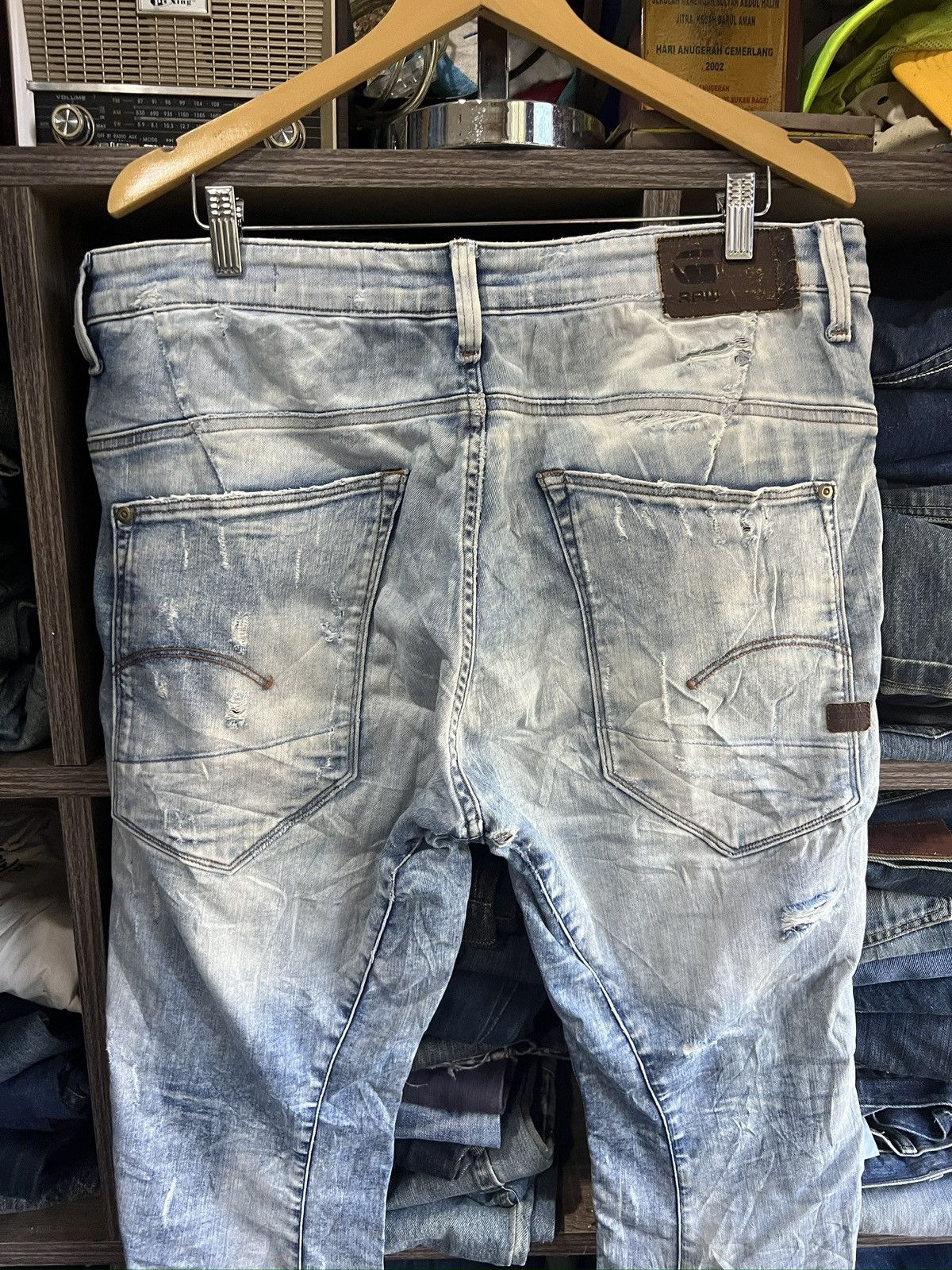 G-Star 🔥G-Star Raw Distressed Denim Size US 38 / EU 54 - 12 Thumbnail
