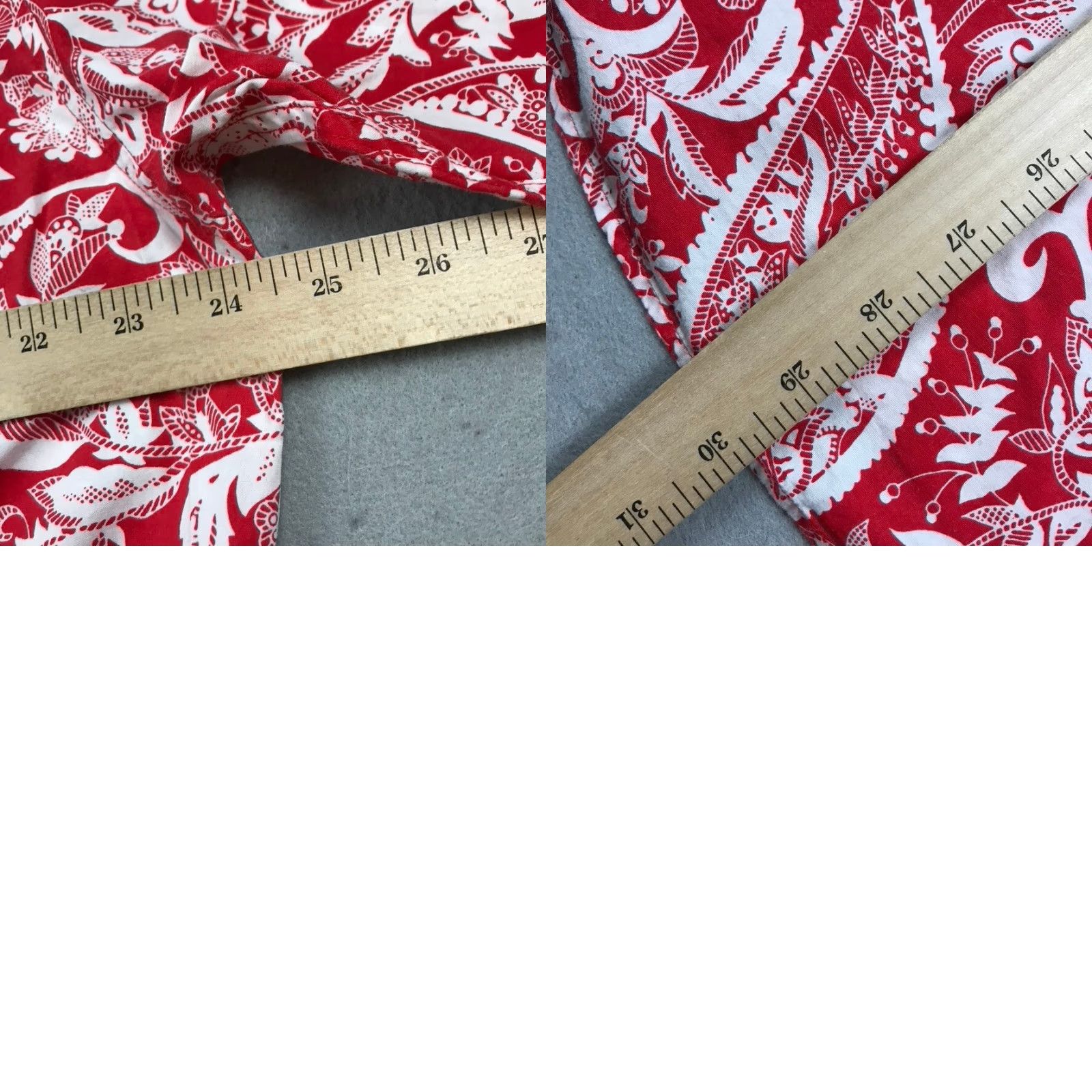 Gap VINTAGE Gap Shirt Mens M Red Paisley Camp Collar 90s Button-Up Cotton Short Sleeve Summer Casual Mens Size US M / EU 48-50 / 2 - 8 Thumbnail