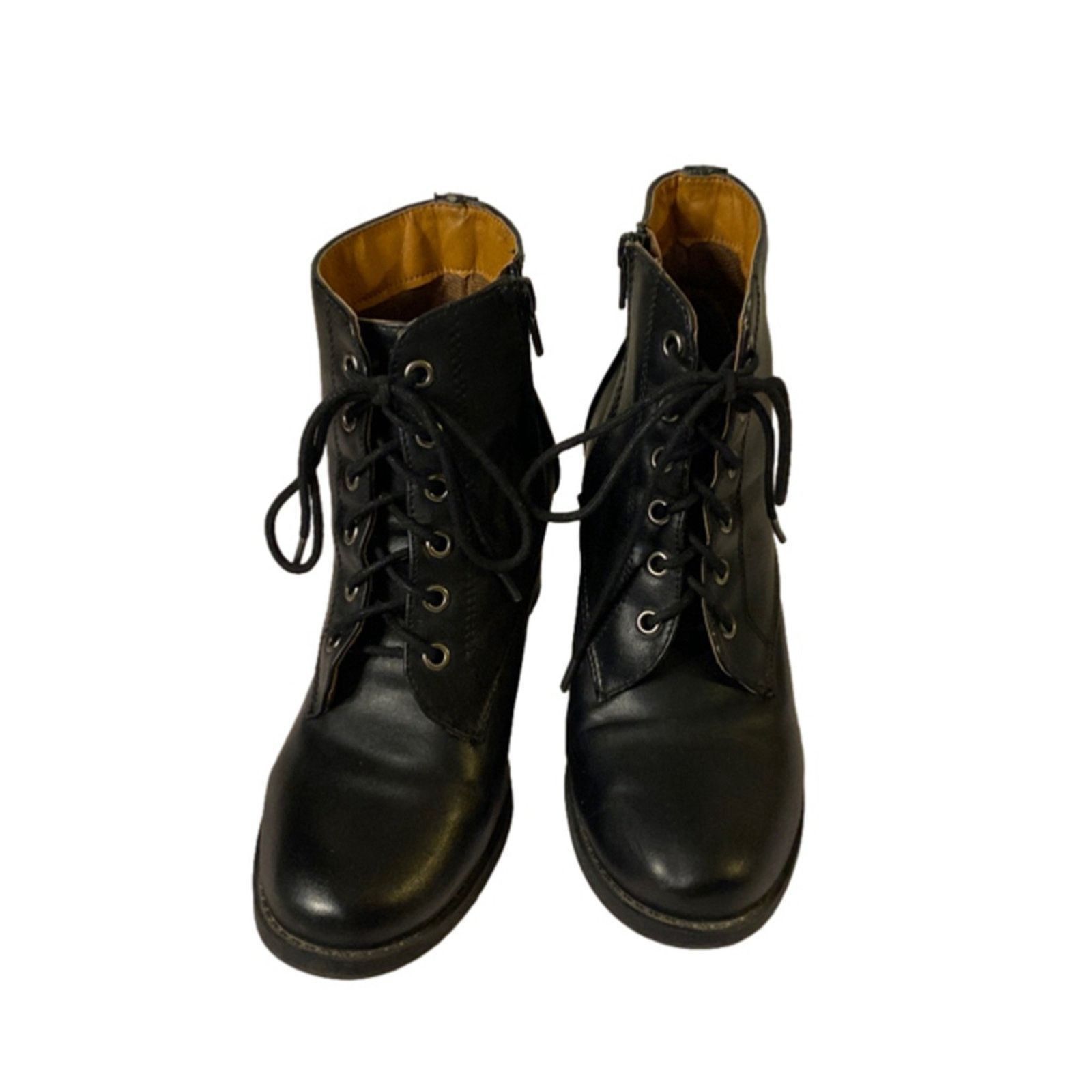 Other Y2K Streetwear Chunky Lace-Up Black Combat Booties Soda 8.5 Size US 8.5 / IT 38.5 - 3 Thumbnail