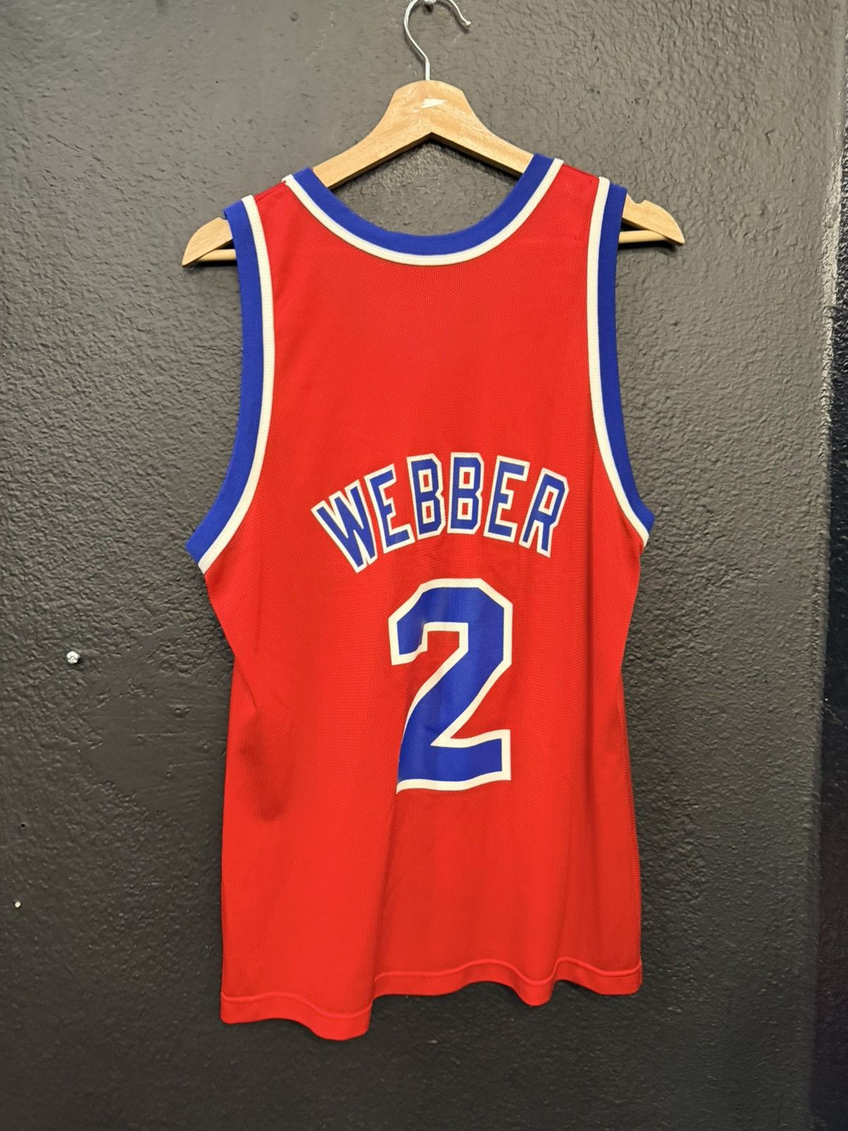 Champion Chris Webber Washington bullets #2 jersey Size US L / EU 52-54 / 3 - 2 Thumbnail