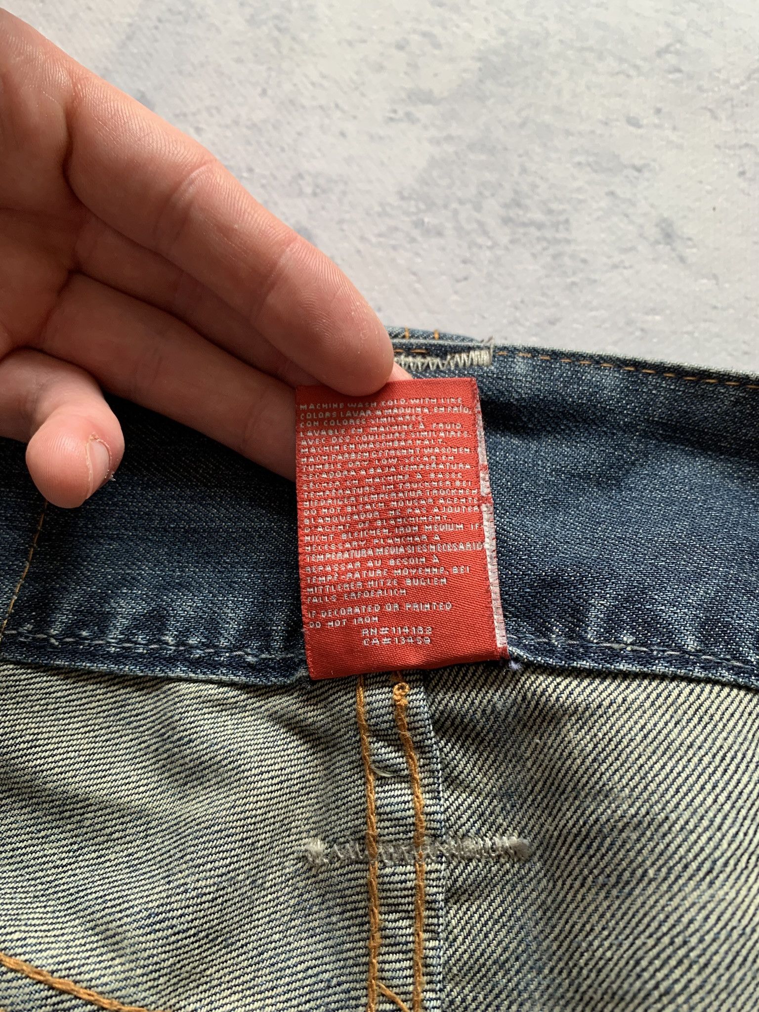 Ed Hardy Vintage Ed Hardy Jeans by Christian Audigier Denim Pants Y2K Size US 34 / EU 50 - 15 Thumbnail