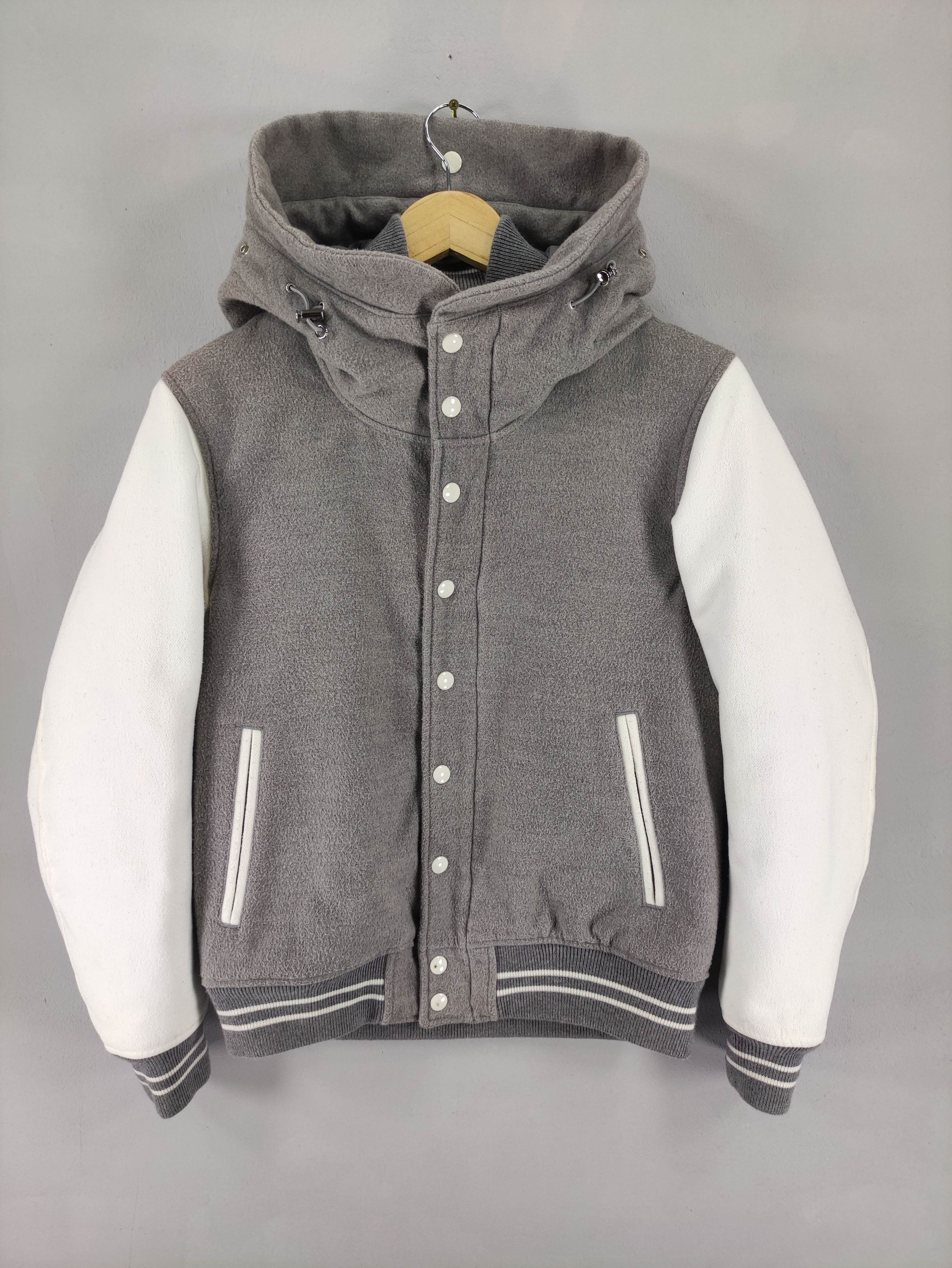 Beams Plus Vintage Beams Varsity Jacket Hoodie Size US S / EU 44-46 / 1 - 1 Thumbnail