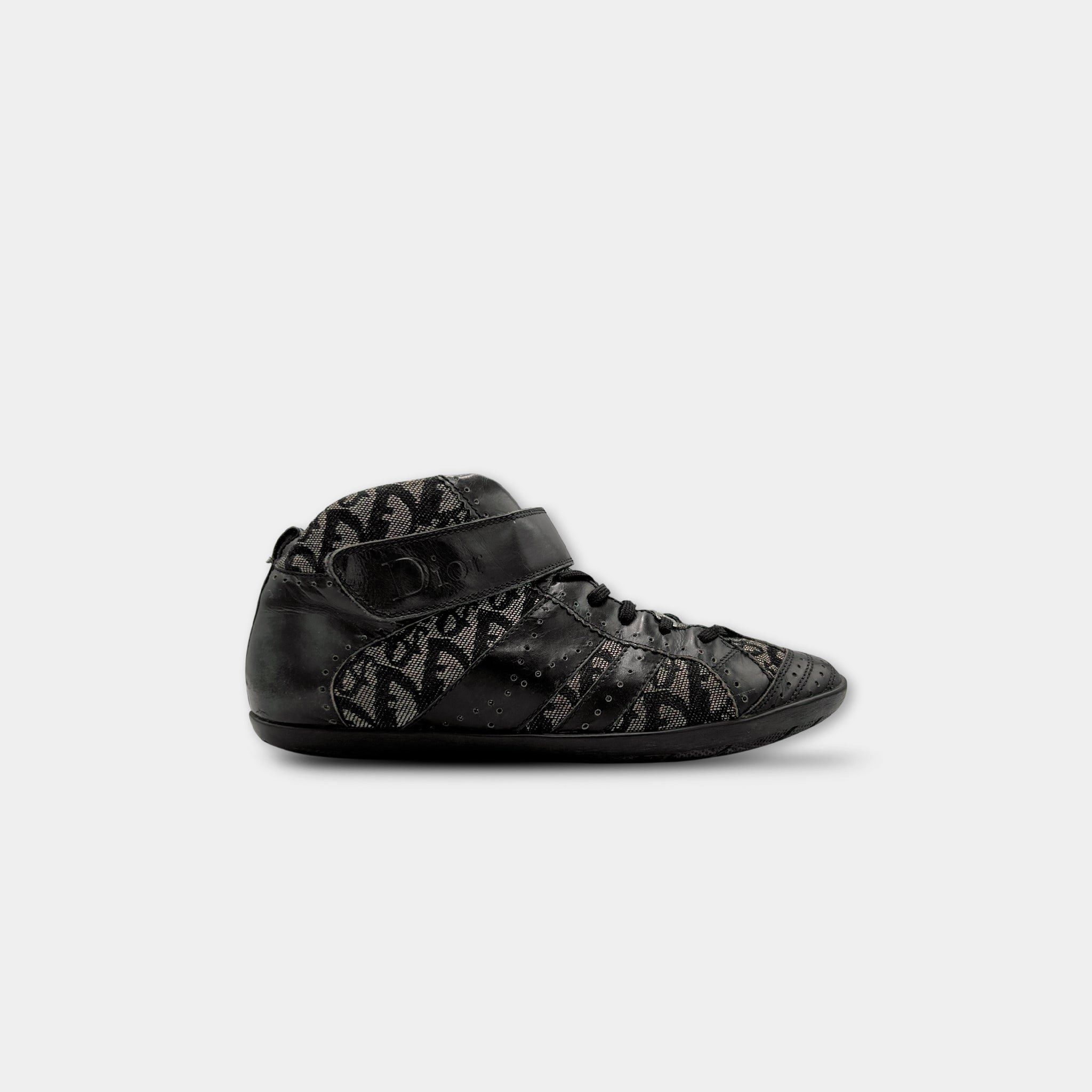 Dior Christian Dior 2004 Monogram Canvas Mid-Top Sneakers Size US 9 / IT 39 - 1 Thumbnail