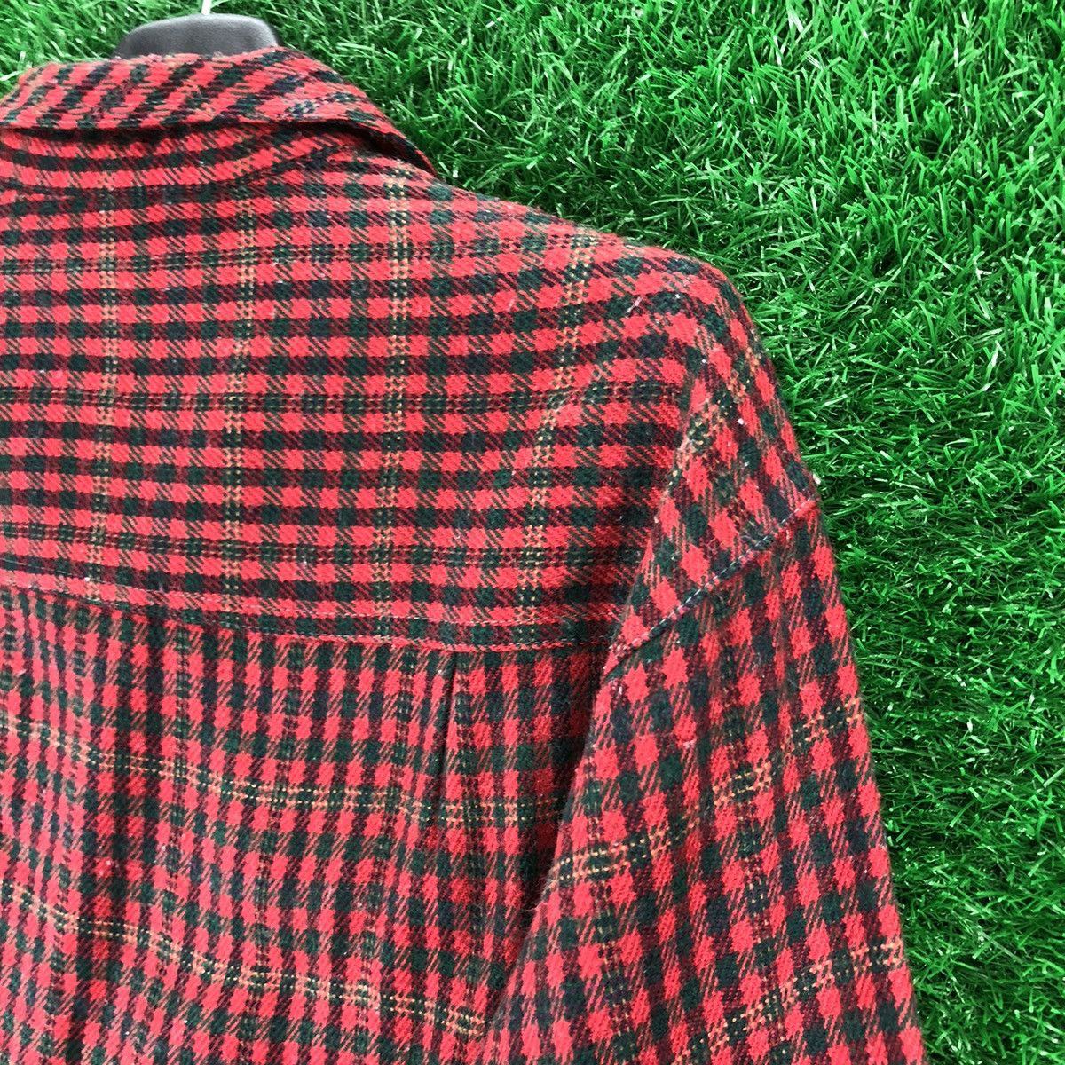 Japanese Brand Vintage 80's Flannel Checkered Double Pocket by Kitty Size US M / EU 48-50 / 2 - 5 Thumbnail