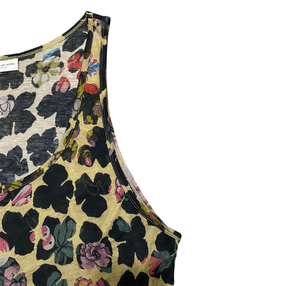 Dries Van Noten Dries Van Noten SS14 Floral Dress Asymmetric Hem Size S / US 4 / IT 40 - 6 Thumbnail