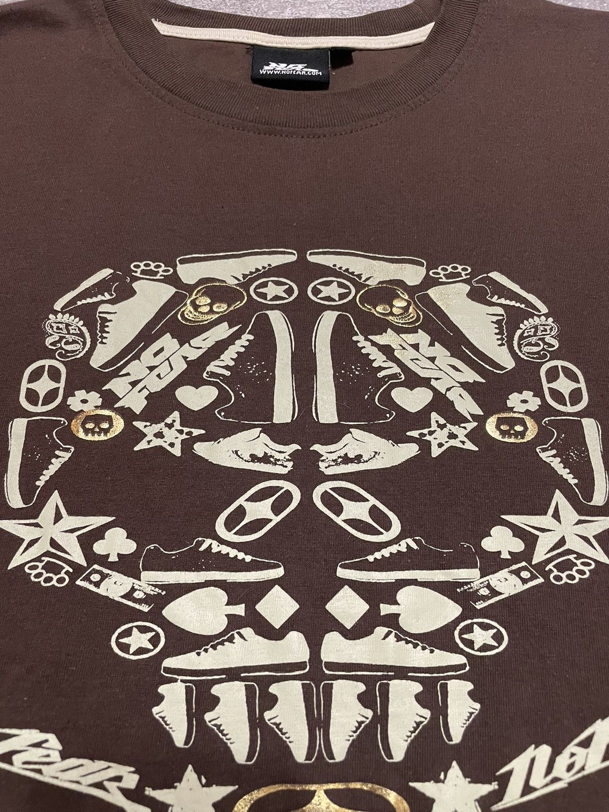 Billabong × No Fear × Quiksilver Vintage No Fear Skull ☠️ Long Sleeve Size US XL / EU 56 / 4 - 7 Thumbnail
