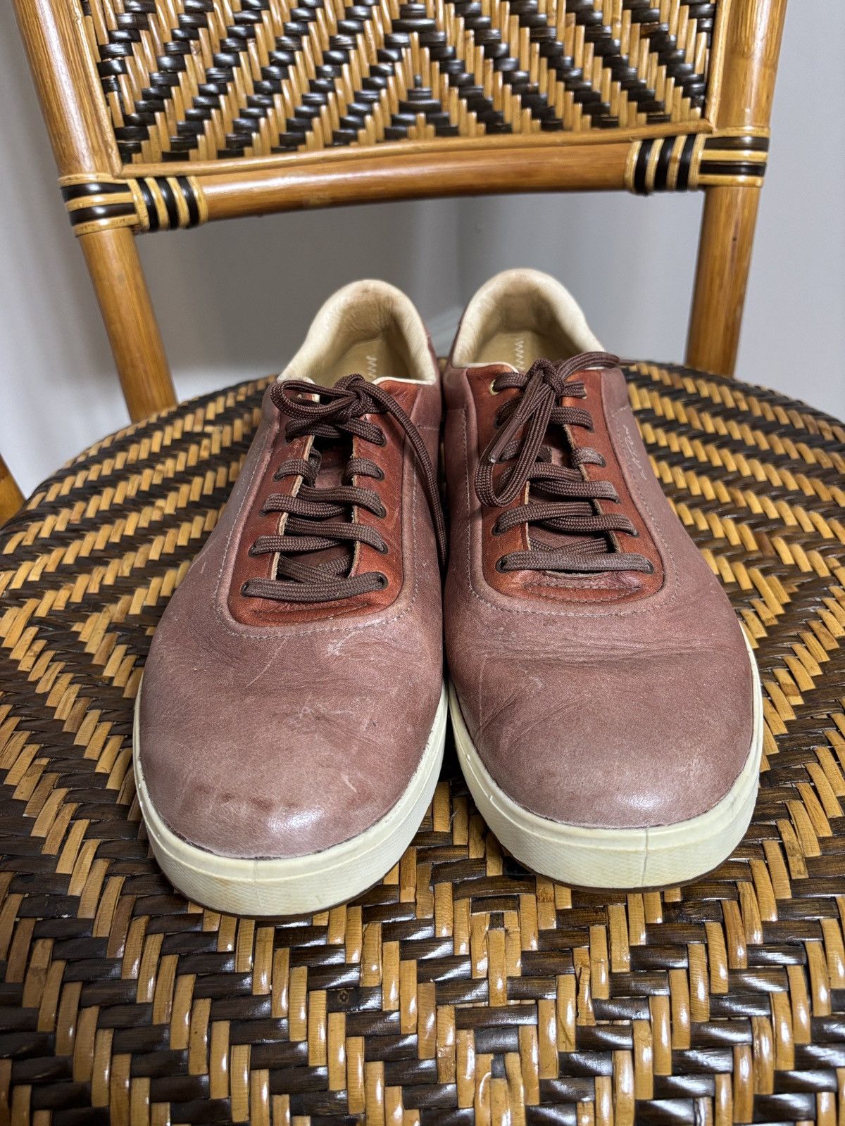 Adidas Adidas Adipure Golf Shoes 10 Brown Leather Spikeless Sneaker Size US 10 / EU 43 - 2 Thumbnail