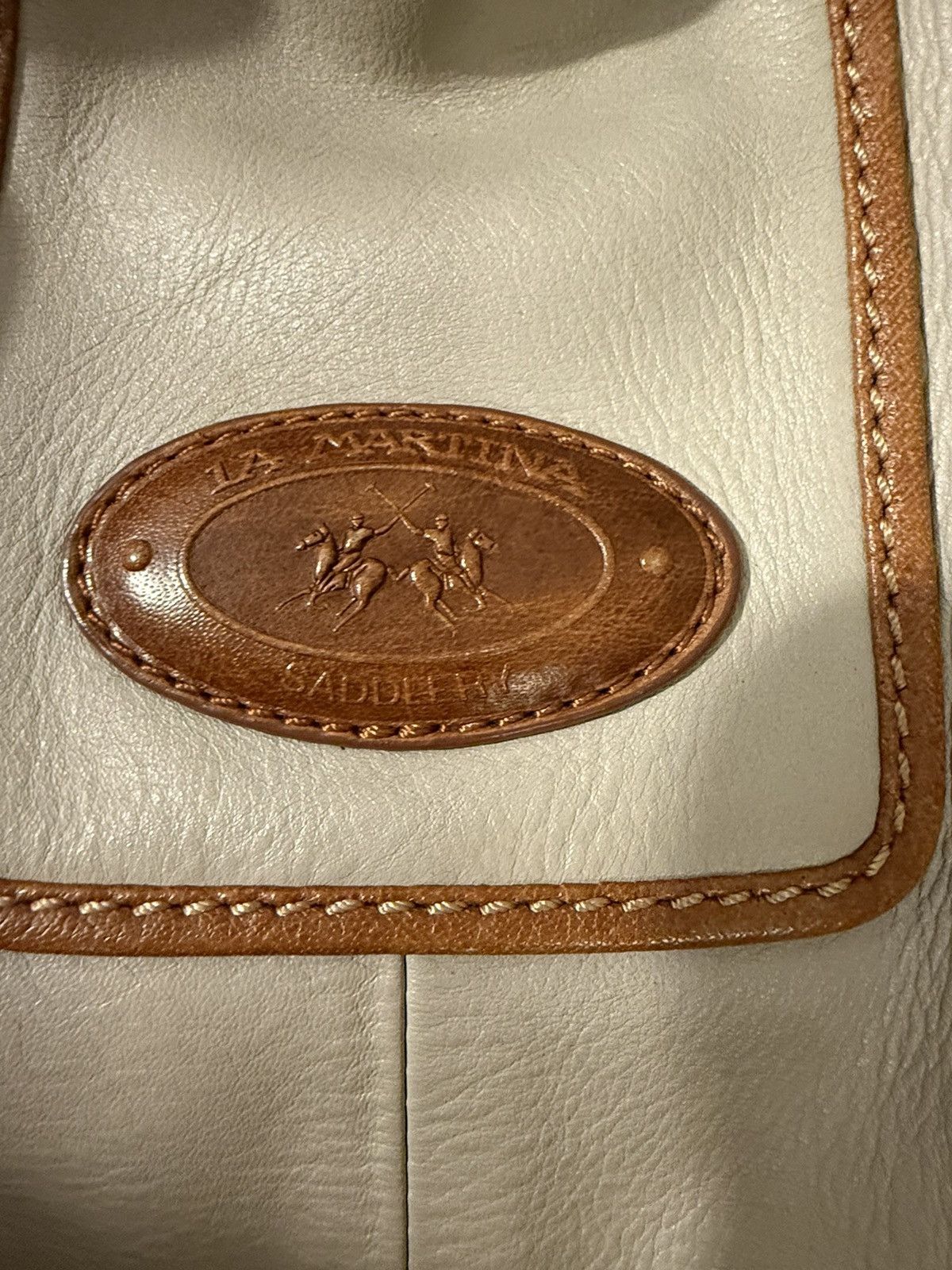 La Martina La Martina Vintage leather handbag Size ONE SIZE - 2 Thumbnail