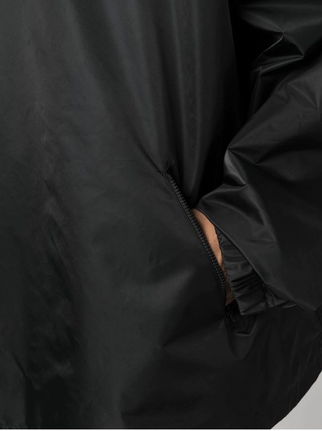 Balenciaga Balenciaga Pull Over Jacket Nylon Bomber Black Size 2 Size US XXL / EU 58 / 5 - 13 Thumbnail