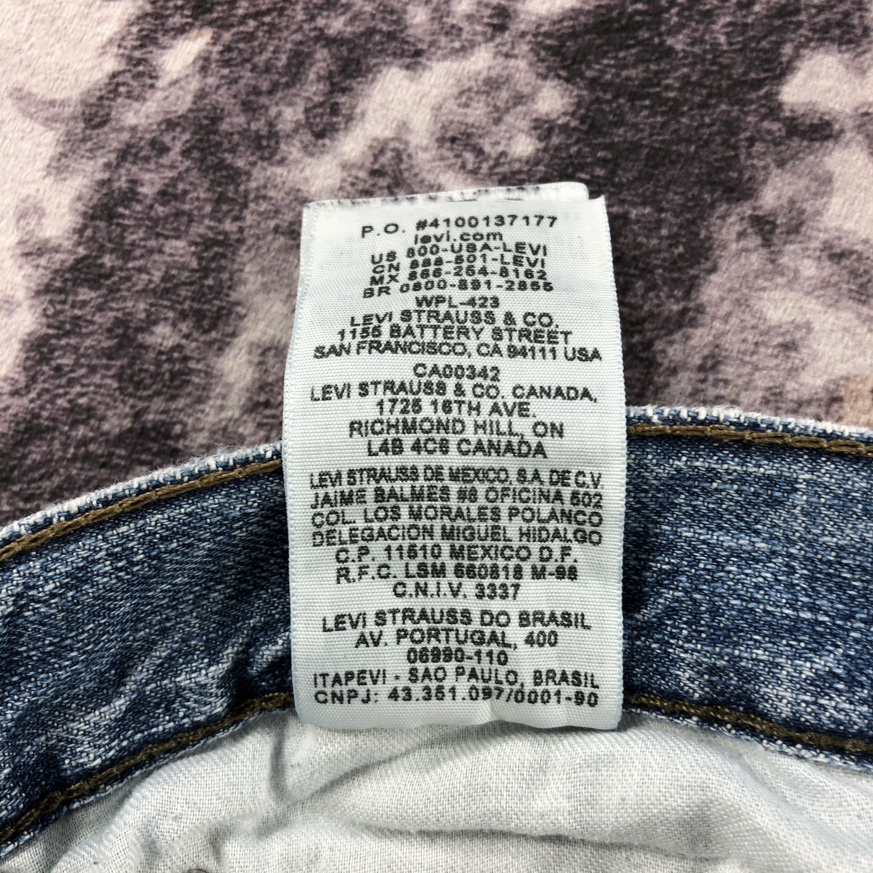 Levi's Vintage Blue Wash Levis 501 Jeans-JM2280 Size US 33 - 15 Thumbnail