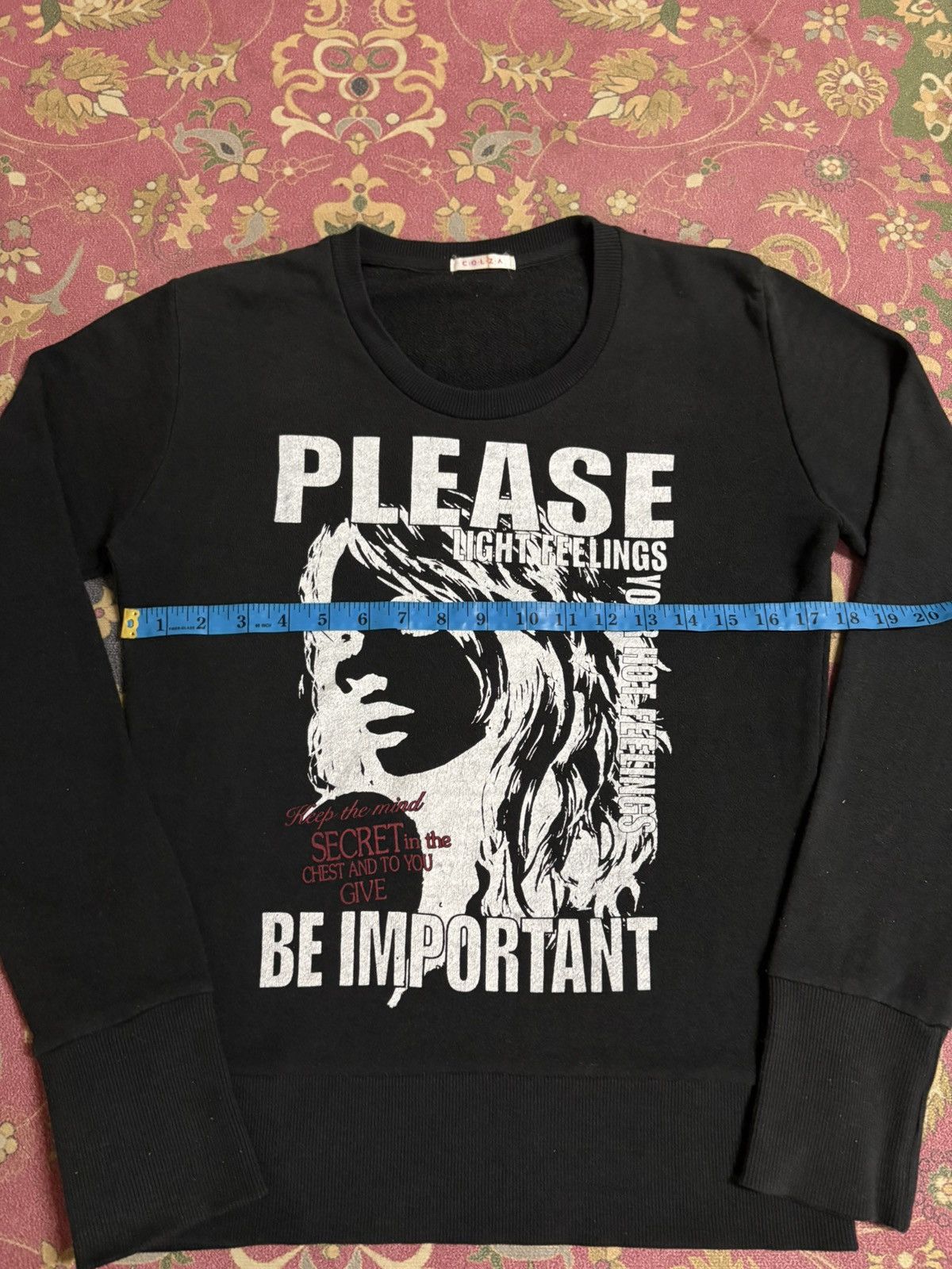 Japanese Brand Vintage Japanese Brand C.O.L.Z.A Over Print Sweatshirt Size US S / EU 44-46 / 1 - 11 Thumbnail