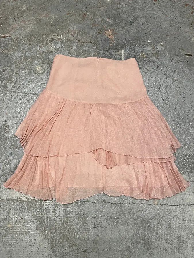 Emporio Armani × Vintage SS2006 Emporio Armani Shell Pleats Skirt Size M / US 6-8 / IT 42-44 - 3 Thumbnail