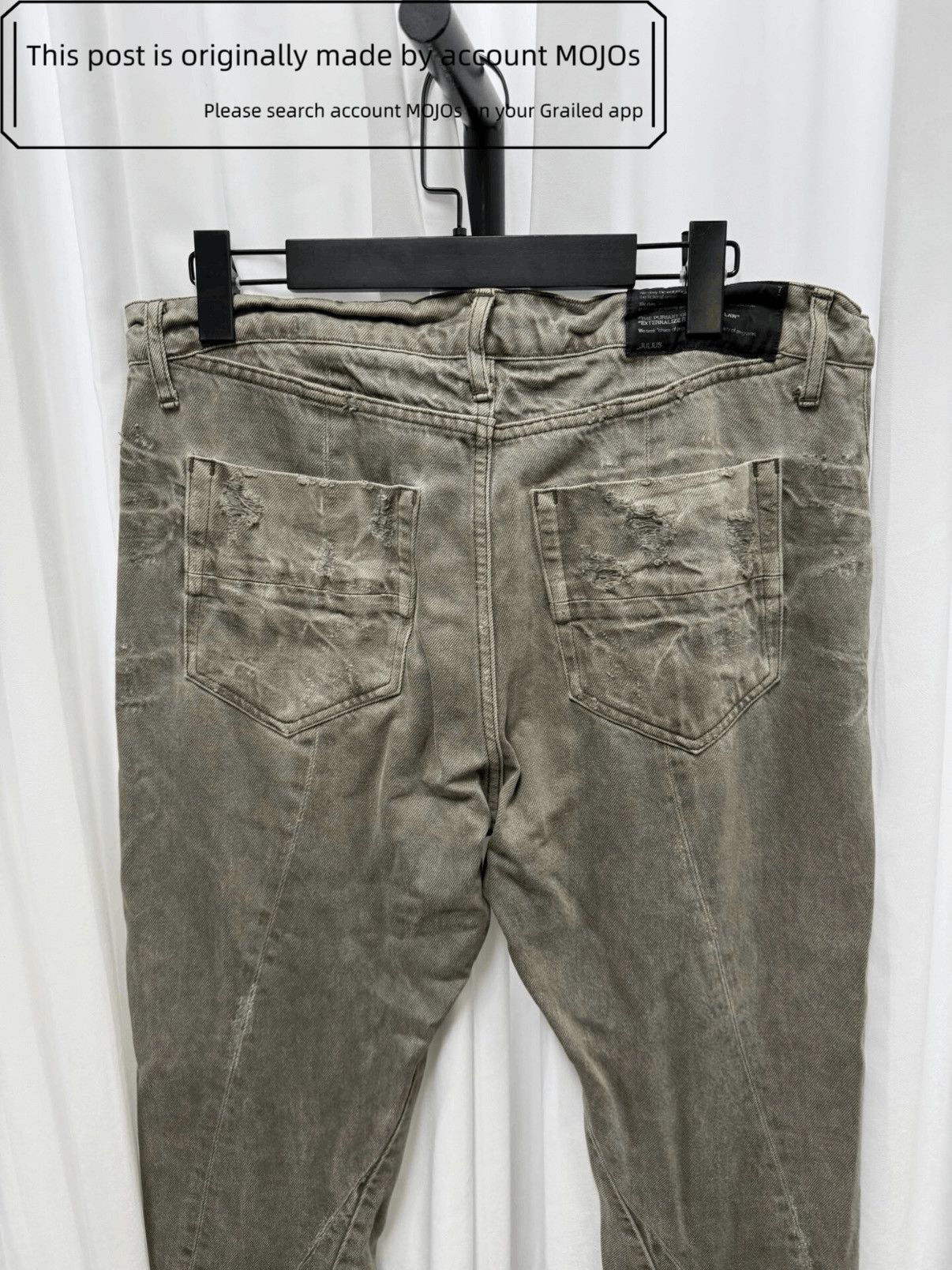 Julius Sz 3 Julius 7 10SS Mud Distressed Denim mojos71213 Size US 32 / EU 48 - 6 Thumbnail