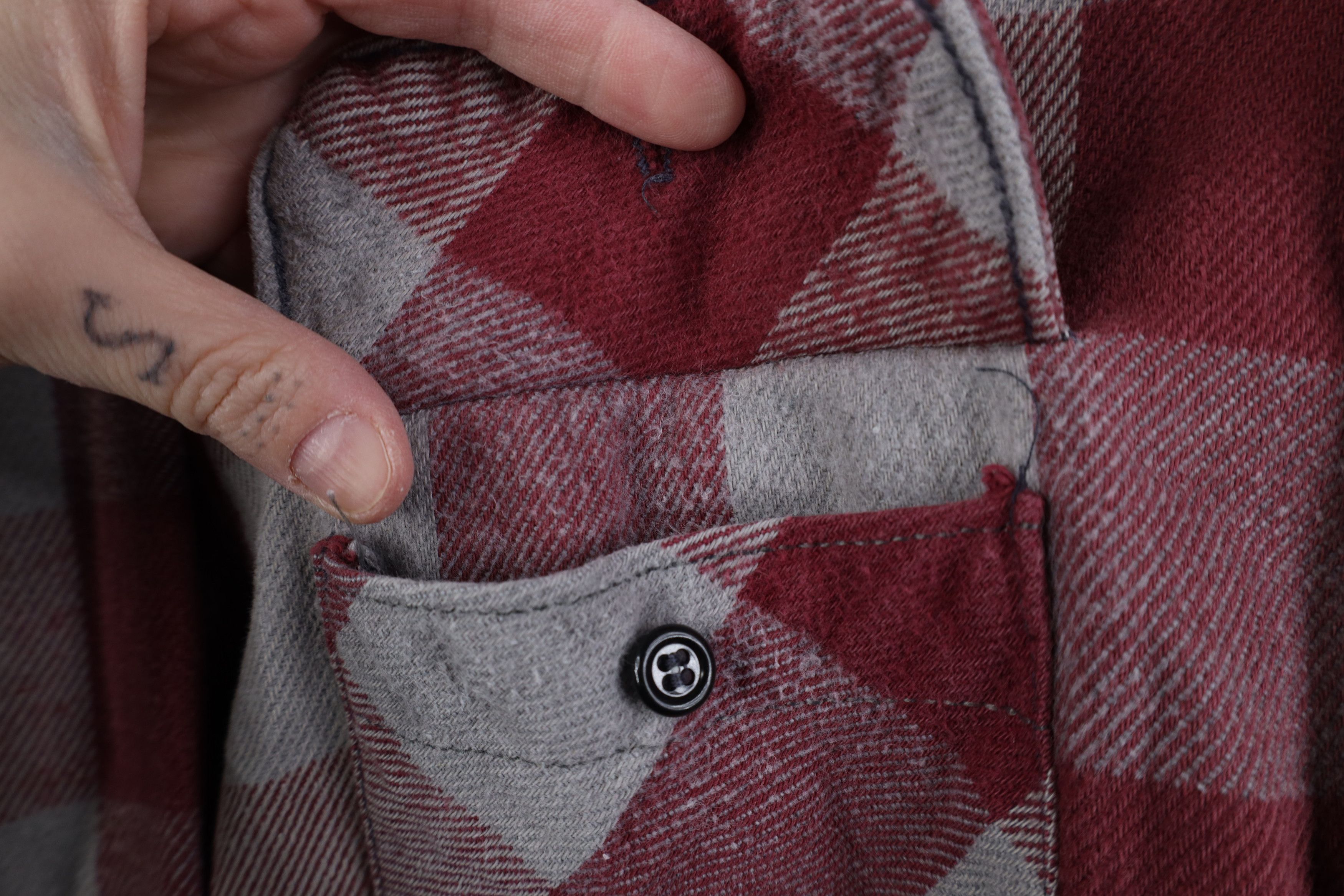 FiveBrother Vintage 70s Five Brother Flannel Button Shirt Plaid USA Size US M / EU 48-50 / 2 - 6 Thumbnail