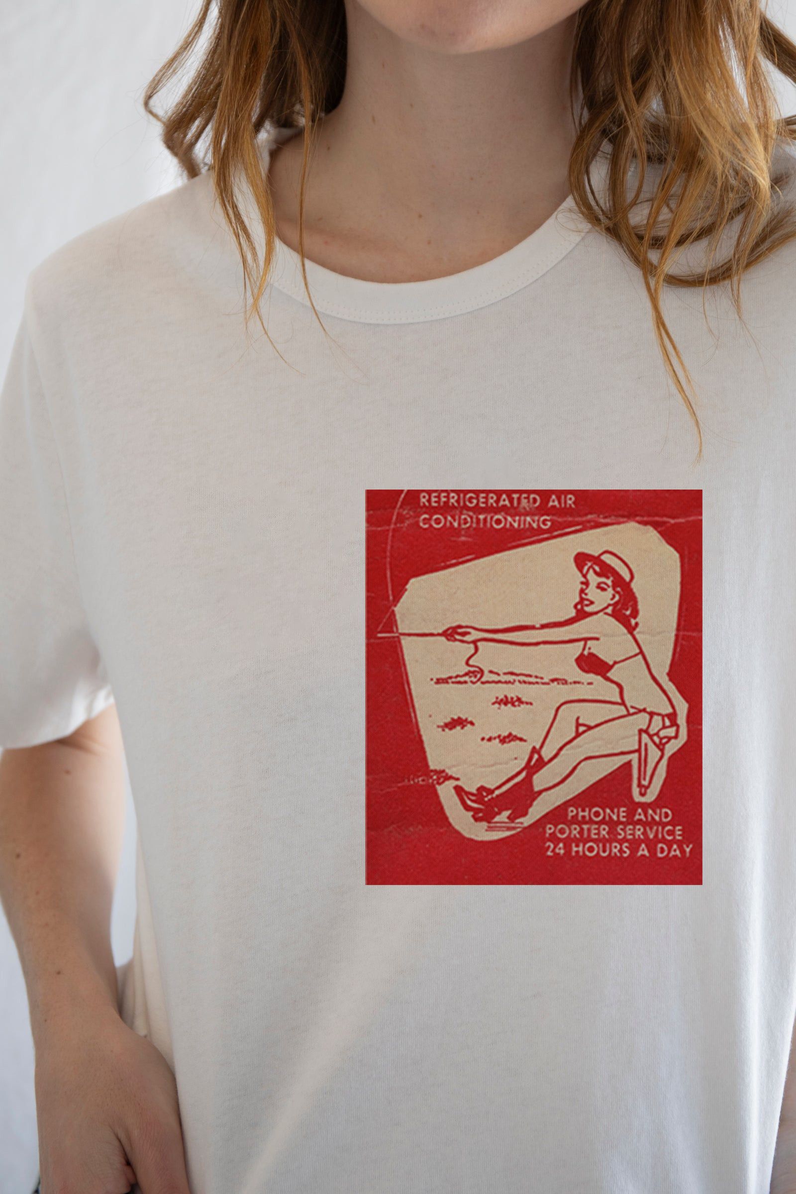 Vintage 24 Hours a Day Tee Shirt | Statement Graphics Size XS / US 0-2 / IT 36-38 - 2 Thumbnail