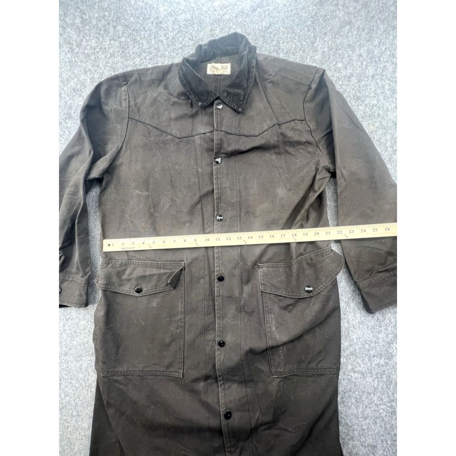 Vintage Vintage Tex Tan Yoakum Texas U.S. Outdoor Canvas Water Repellent Brown Coat XS Size US XS / EU 42 / 0 - 2 Thumbnail