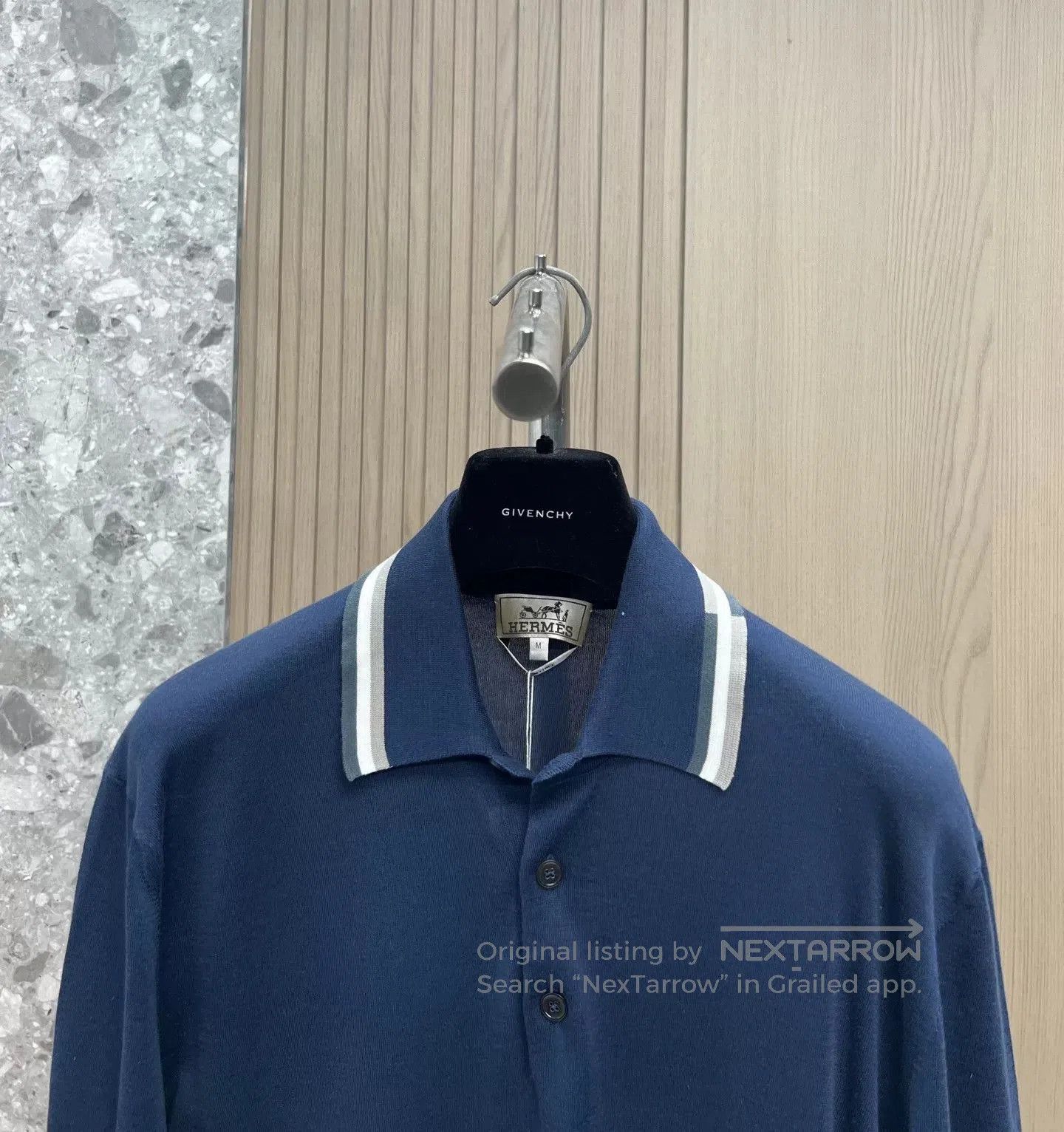 Hermes Hermes Spring Summer Cotton Knit Polo. Size US M / EU 48-50 / 2 - 2 Thumbnail