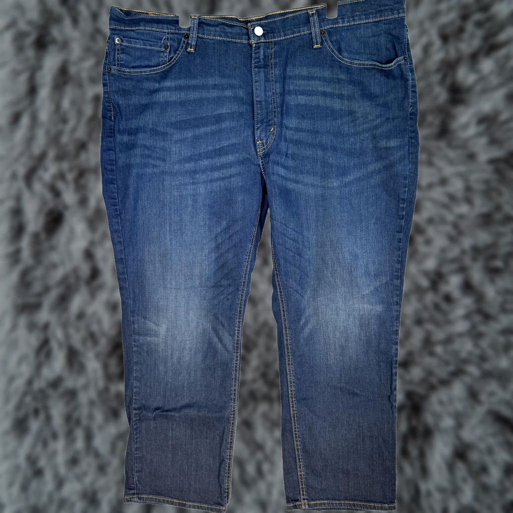 Levi's Levi's 541 Jeans Mens Athletic Fit Stretch Denim Medium Wash 44x30 Zip Fly Size US 44 / EU 60 - 1 Thumbnail
