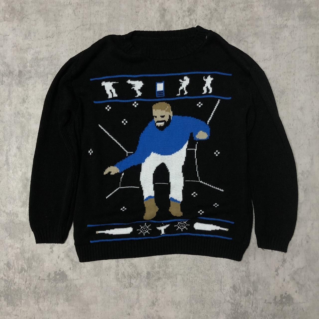 Other Black & blue Drake Christmas sweater #DrakeChristmas Size US M / EU 48-50 / 2 - 1 Thumbnail